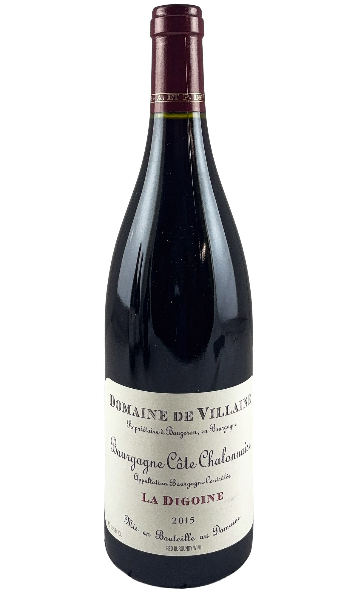 Bottle of A et P de Villaine, Bourgogne Rouge La Digoine, 2015 - Red Wine - Flatiron Wines & Spirits - New York