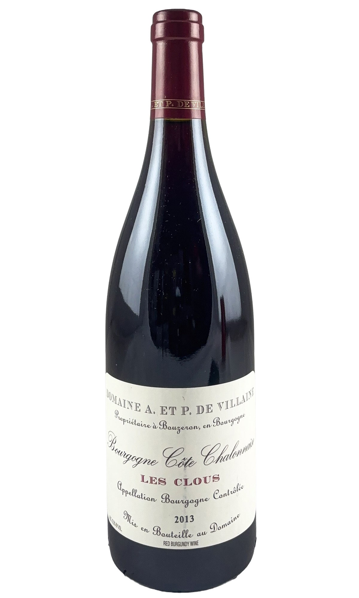 Bottle of A et P de Villaine, Bourgogne Rouge Les Clous, 2013 - Red Wine - Flatiron Wines & Spirits - New York