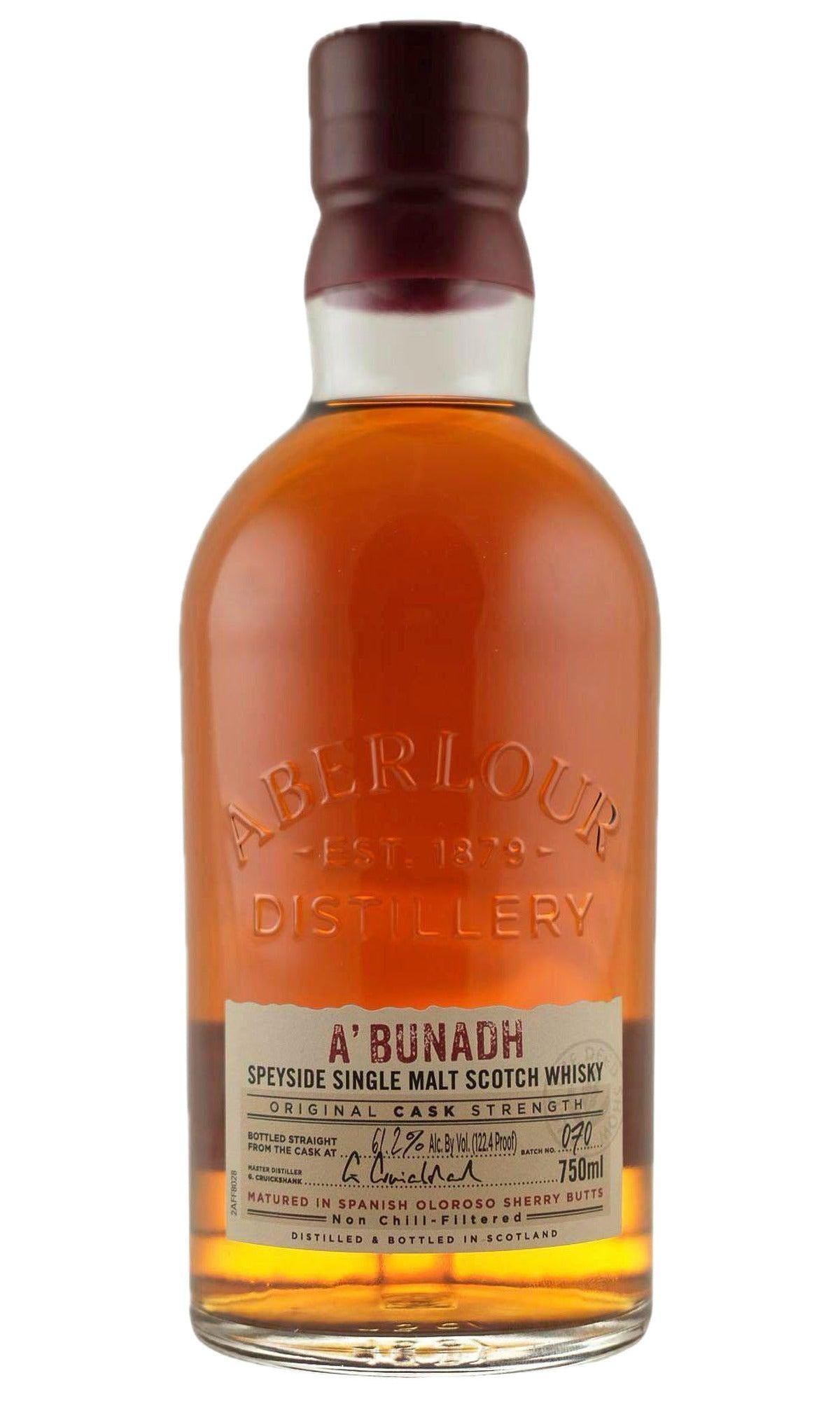 Bottle of Aberlour, Single Malt Scotch A'Bunhadh Aged in Oloroso Sherry Butts - Spirit - Flatiron Wines & Spirits - New York