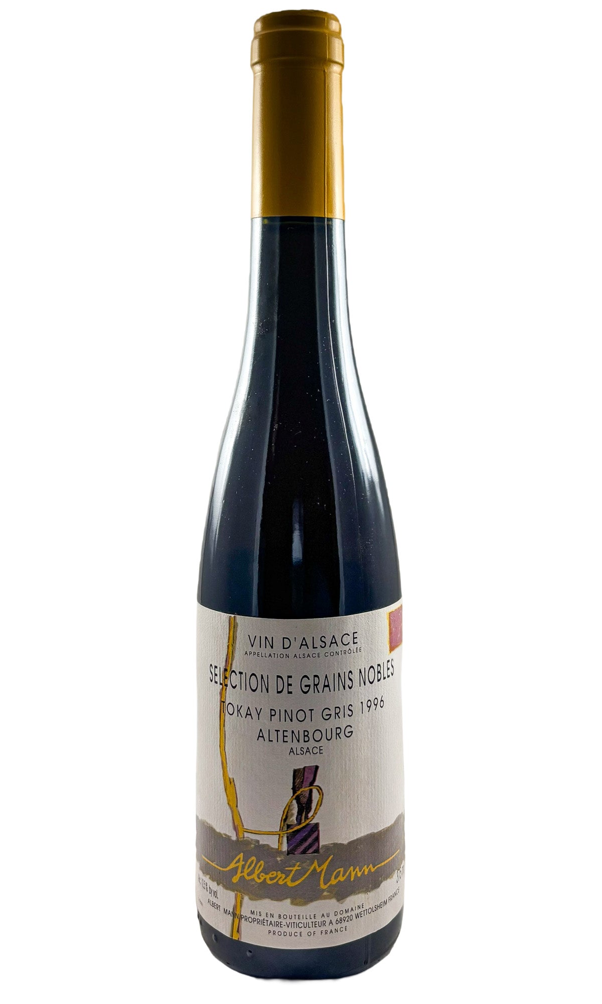 Bottle of Albert Mann, Tokay Pinot Gris Altenbourg Selection des Grains Nobles, 1996 (375mL) - Dessert Wine - Flatiron Wines & Spirits - New York