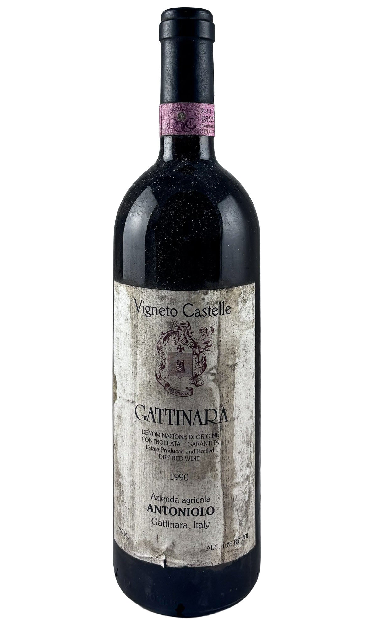 Bottle of Antoniolo, Gattinara Castelle, 1990 (binsoiled label) - Red Wine - Flatiron Wines & Spirits - New York