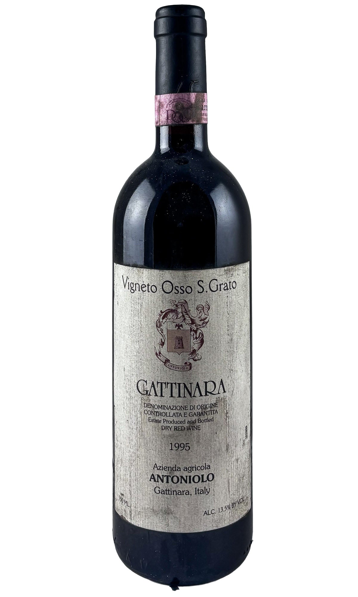 Bottle of Antoniolo, Gattinara Osso San Grato, 1995 (Bin-soiled label) - Red Wine - Flatiron Wines & Spirits - New York