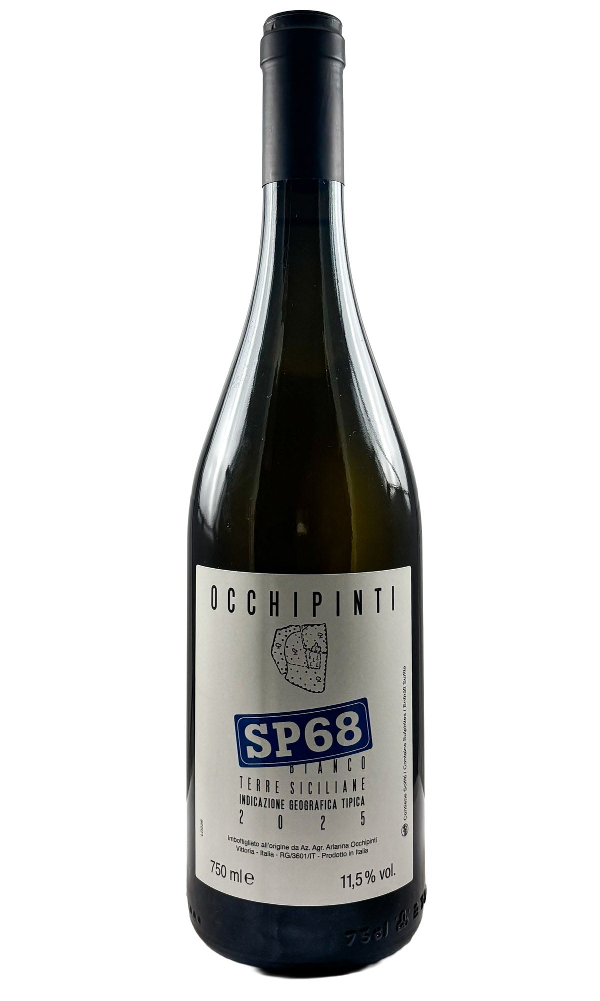Bottle of Arianna Occhipinti, IGT Terre Siciliane Bianco "SP68", 2025 - White Wine - Flatiron Wines & Spirits - New York