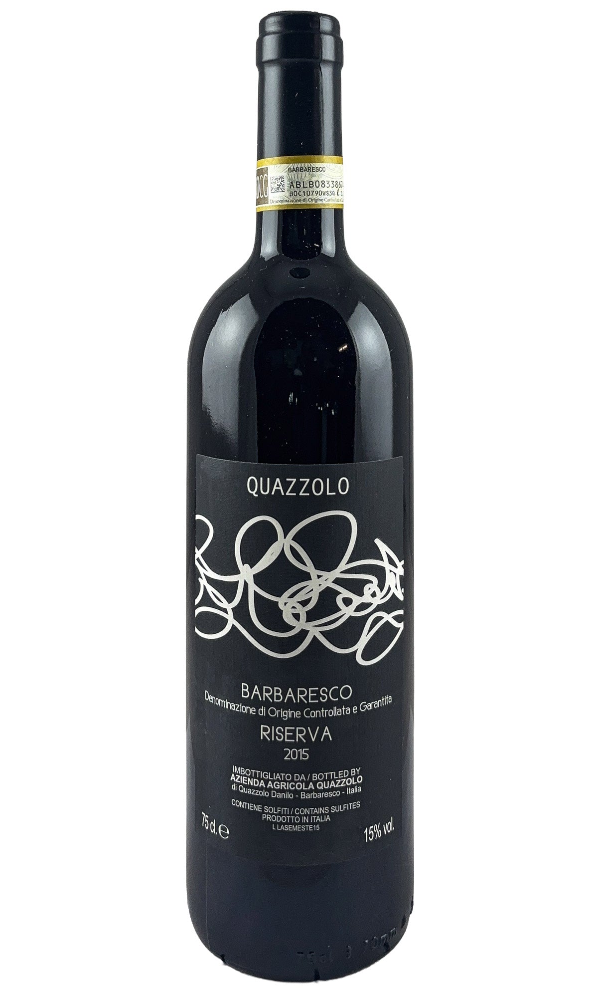 Bottle of Azienda Agricola Quazzolo, Barbaresco Riserva, 2015 - Red Wine - Flatiron Wines & Spirits - New York