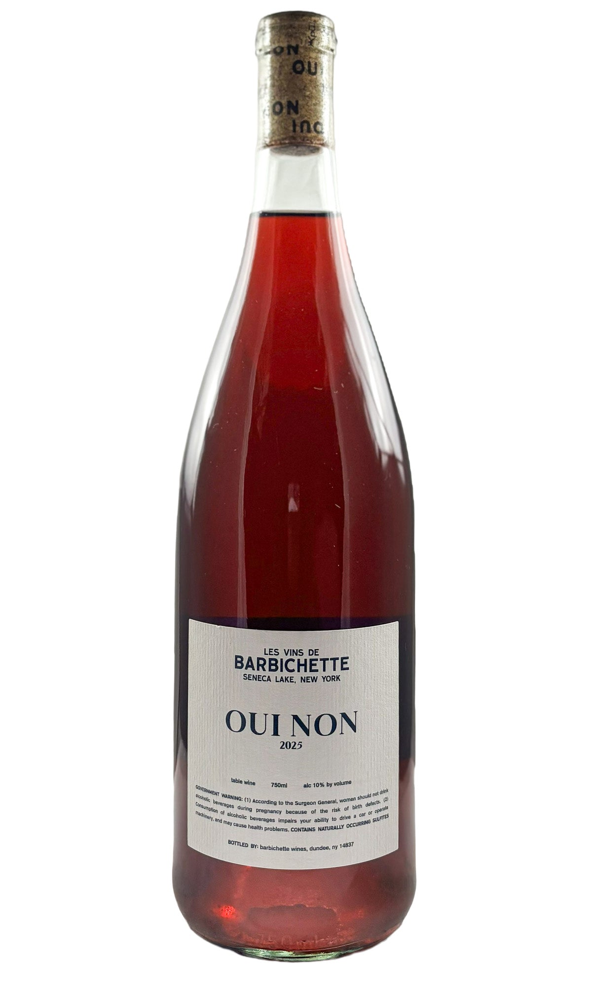 Bottle of Barbichette, Oui Non Rouge, 2025 - Red Wine - Flatiron Wines & Spirits - New York