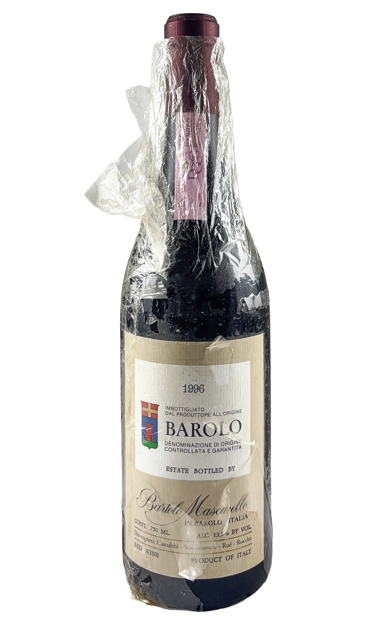 Bottle of Bartolo Mascarello, Barolo, 1996 - Red Wine - Flatiron Wines & Spirits - New York