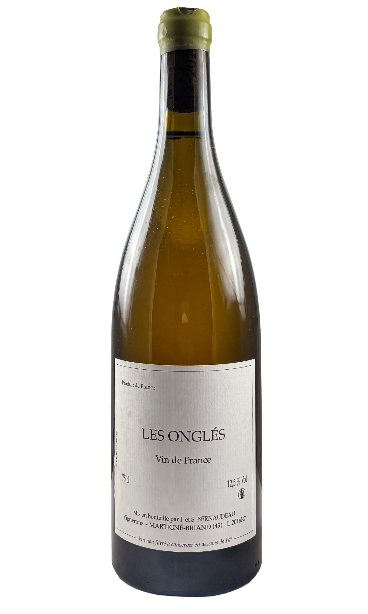 Bottle of Berrnadeau, Vin de France Blanc Les Ongles, 2016 - White Wine - Flatiron Wines & Spirits - New York