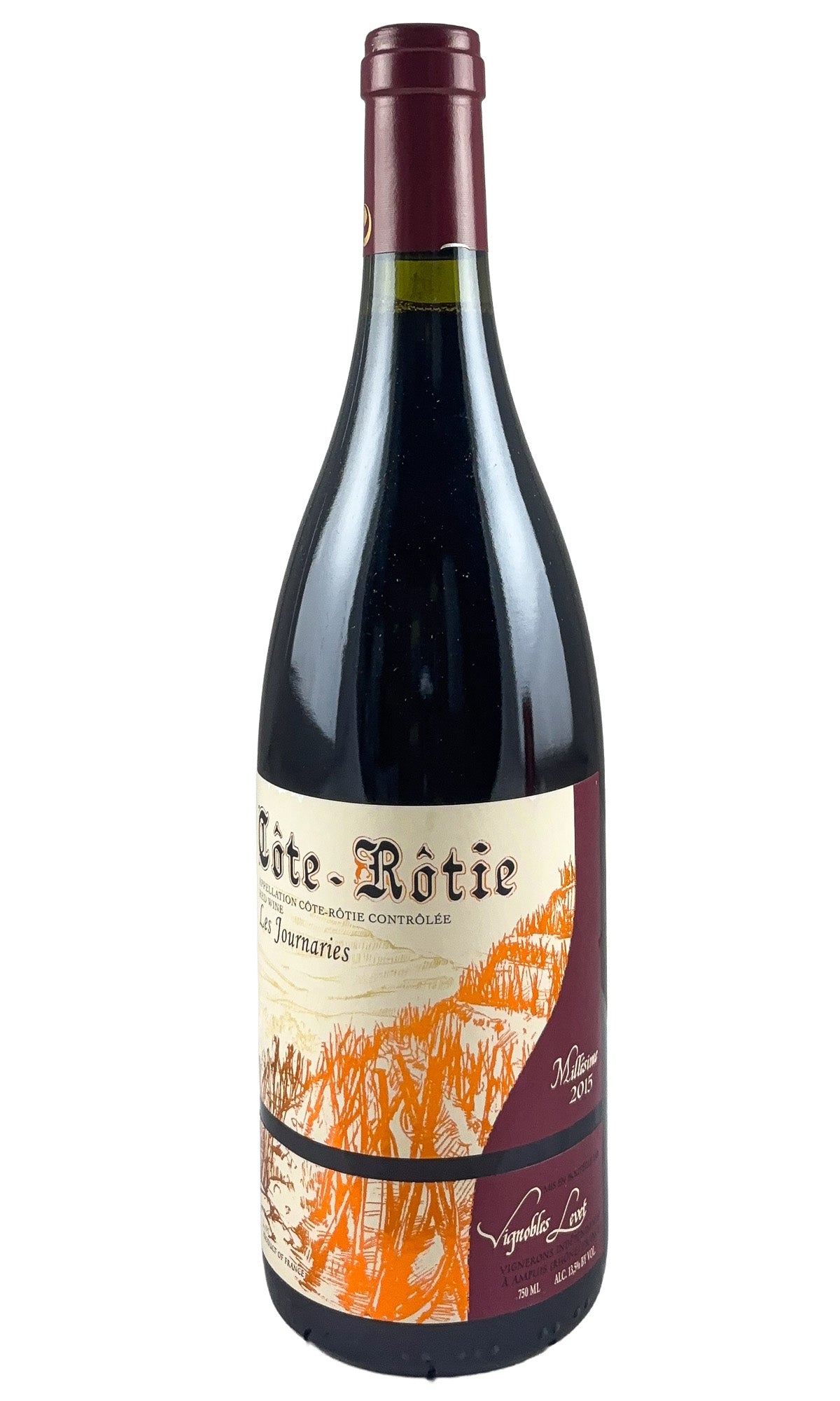 Bottle of Bernard Levet, Cote-Rotie Les Journaries, 2015 - Red Wine - Flatiron Wines & Spirits - New York