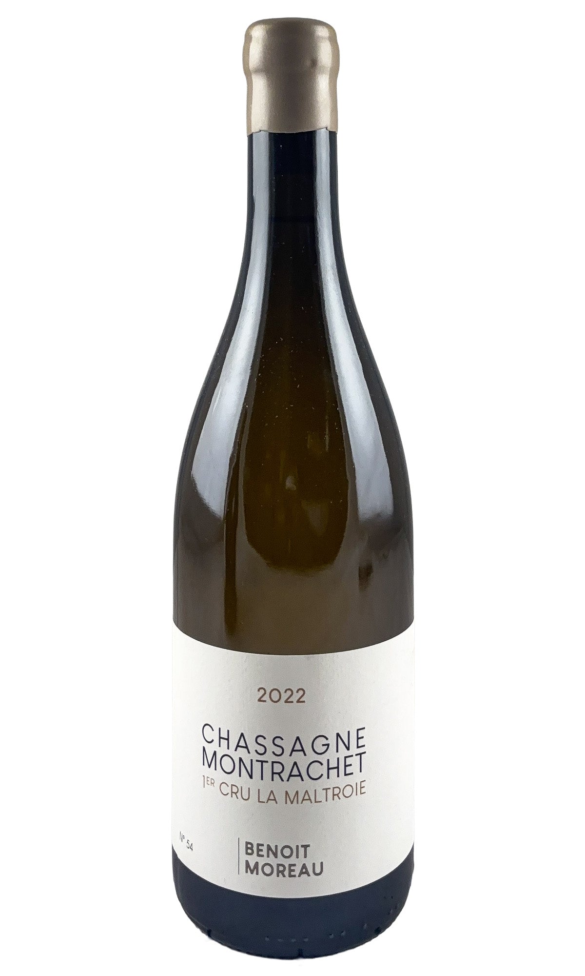 Bottle of Bernard Moreau, Chassagne-Montrachet 1er Cru La Maltroie, 2022 - White Wine - Flatiron Wines & Spirits - New York