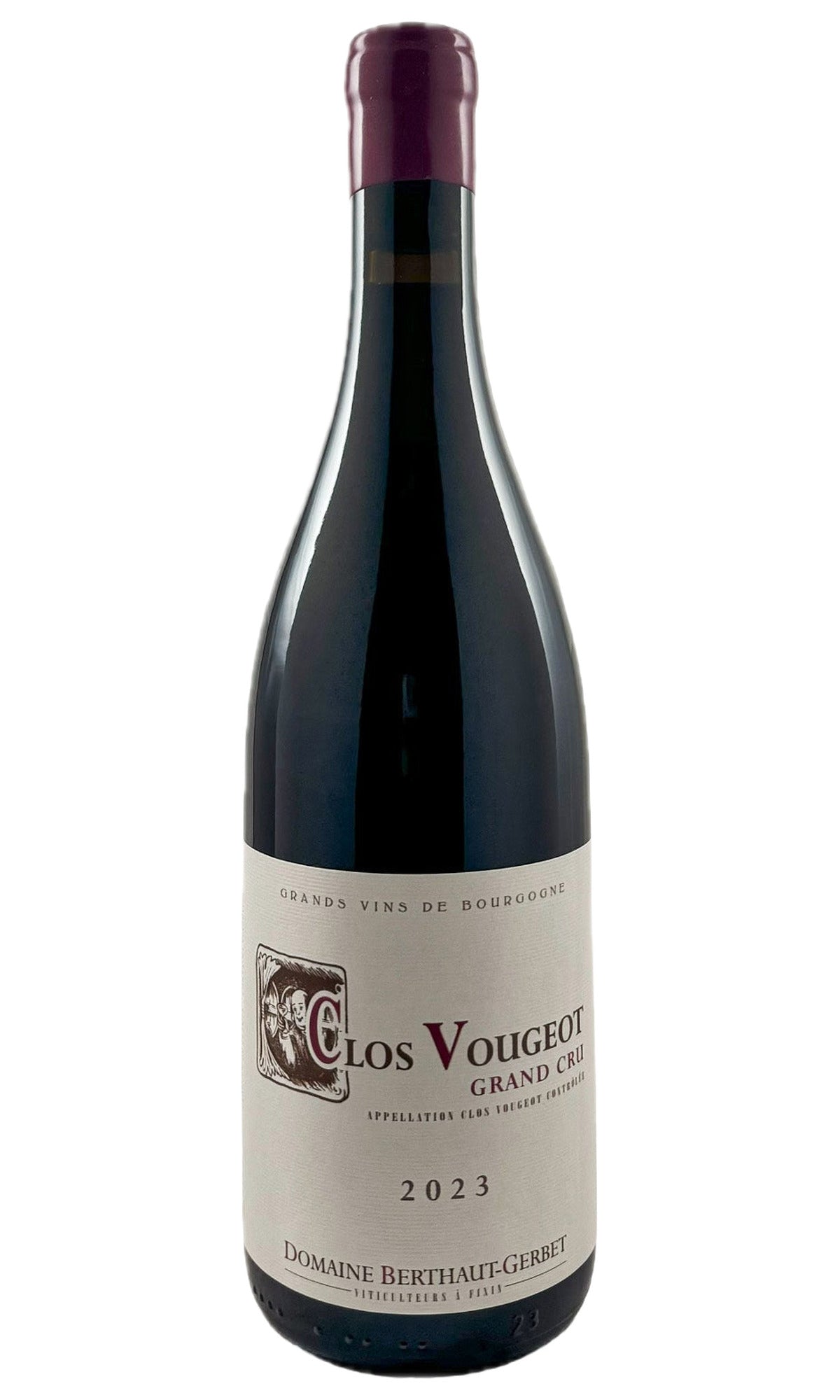 Bottle of Berthaut-Gerbet, Clos de Vougeot Grand Cru, 2023 - Red Wine - Flatiron Wines & Spirits - New York