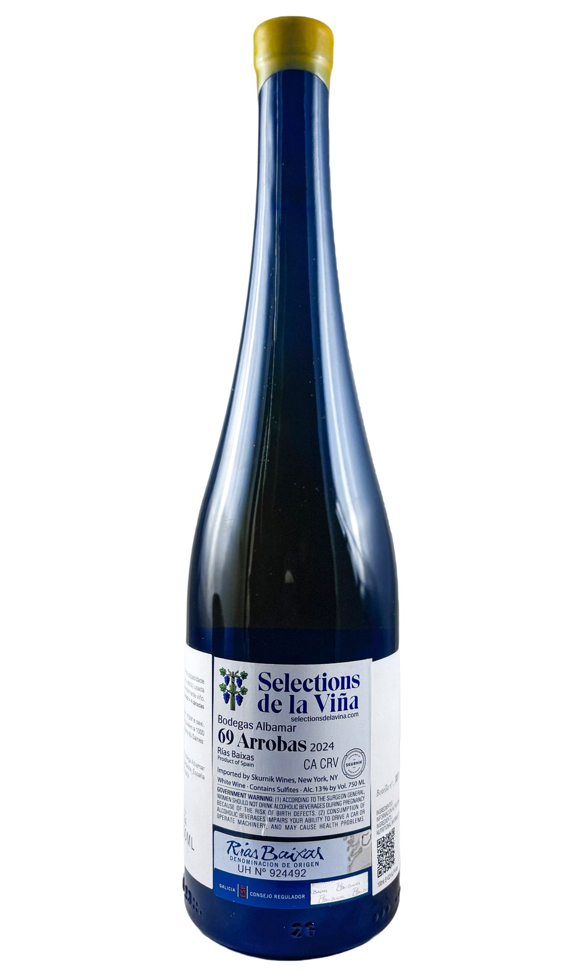Bottle of Bodegas Albamar, Rias Baixas Albarino '69 Arrobas', 2024 - White Wine - Flatiron Wines & Spirits - New York