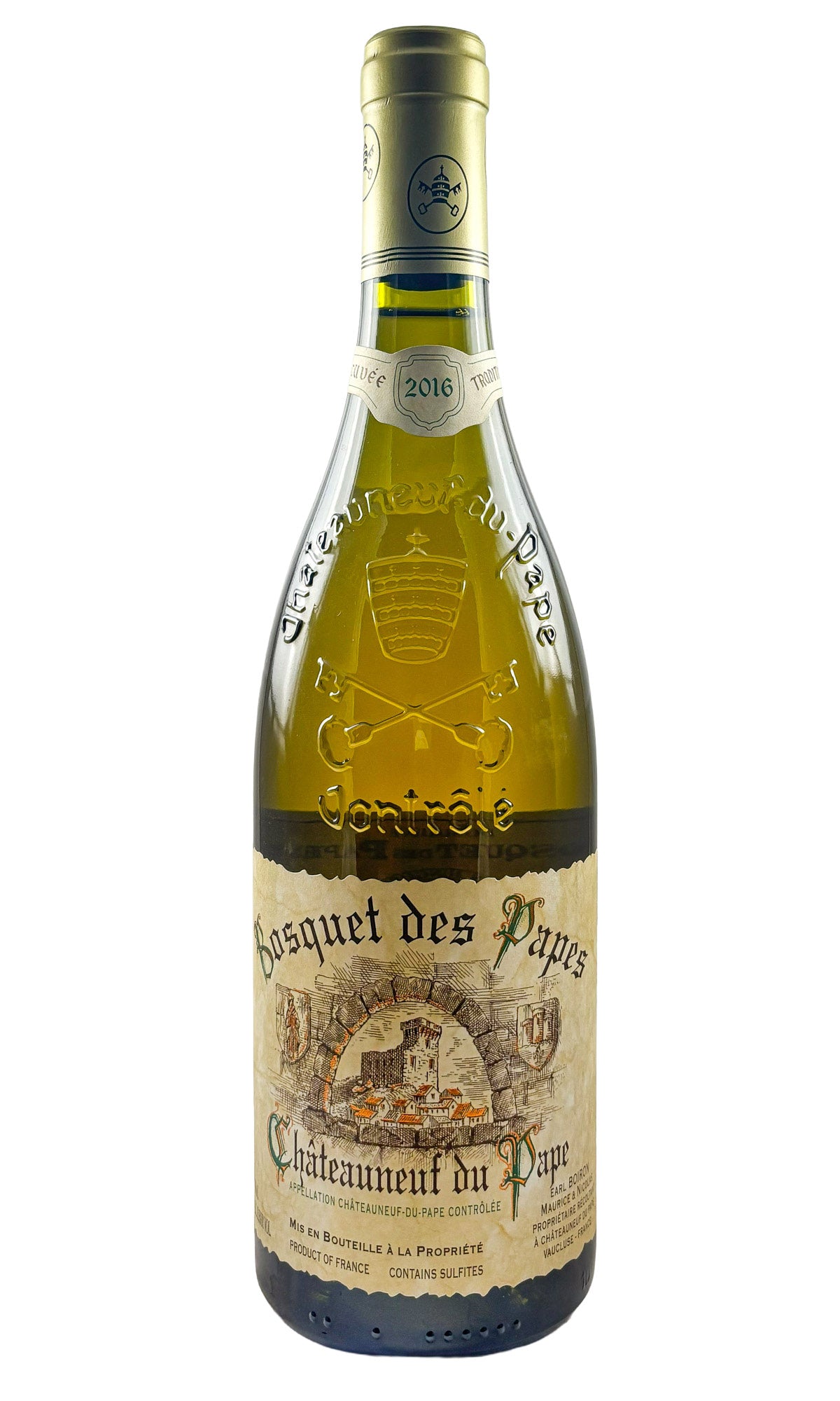 Bottle of Bosquet des Papes, Chateauneuf du Pape Blanc, 2016 - White Wine - Flatiron Wines & Spirits - New York