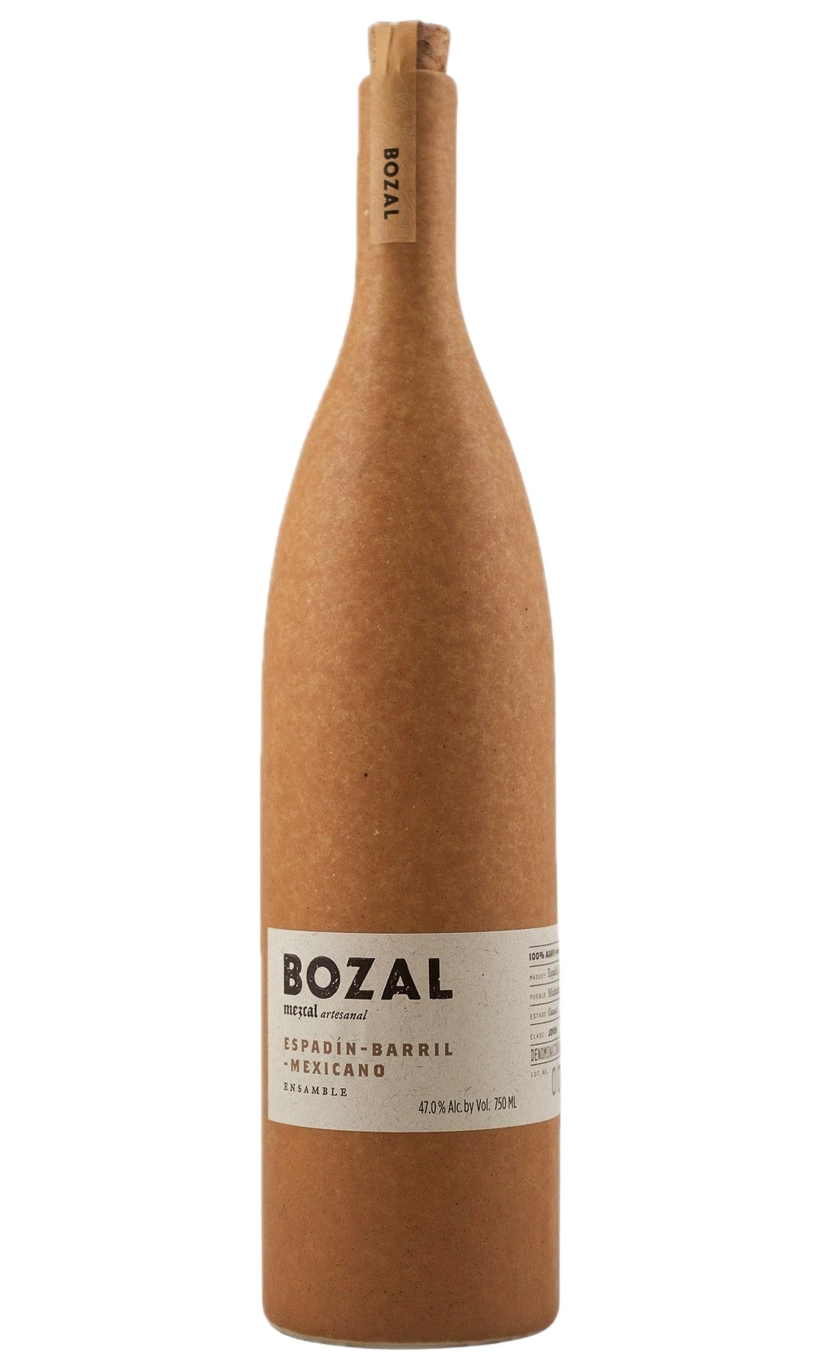 Bottle of Bozal, Espadin/Barril Ensemble Mezcal, NV - Spirit - Flatiron Wines & Spirits - New York