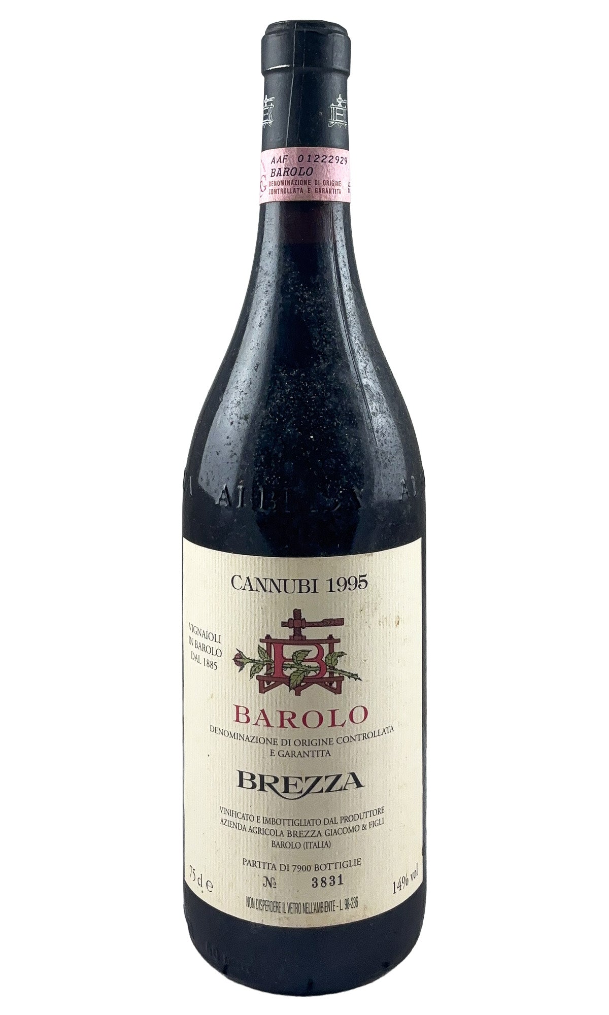 Bottle of Brezza, Barolo Cannubi, 1995 - Red Wine - Flatiron Wines & Spirits - New York