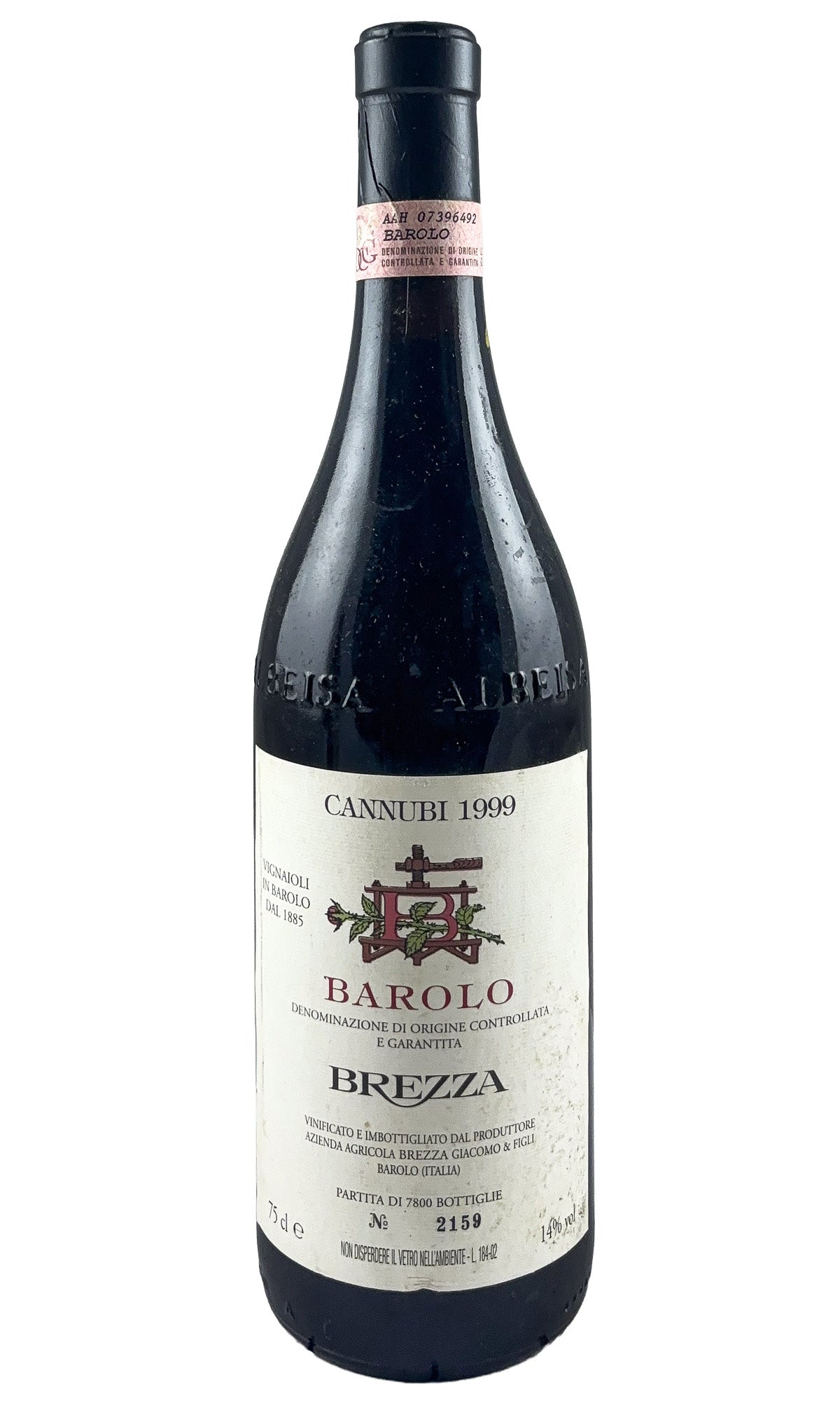 Bottle of Brezza, Barolo Cannubi, 1999 - Red Wine - Flatiron Wines & Spirits - New York