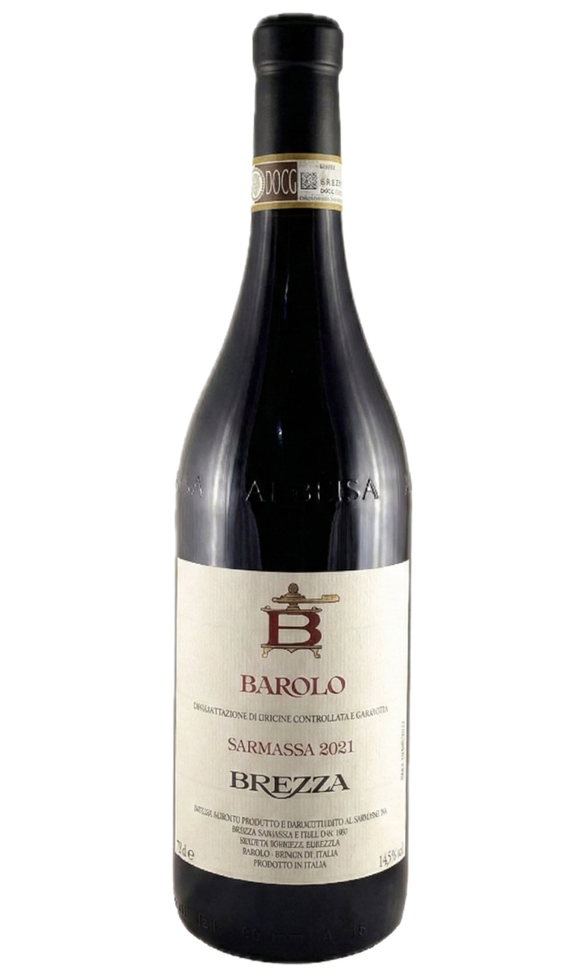 Bottle of Brezza, Barolo Sarmassa, 2021 - Red Wine - Flatiron Wines & Spirits - New York