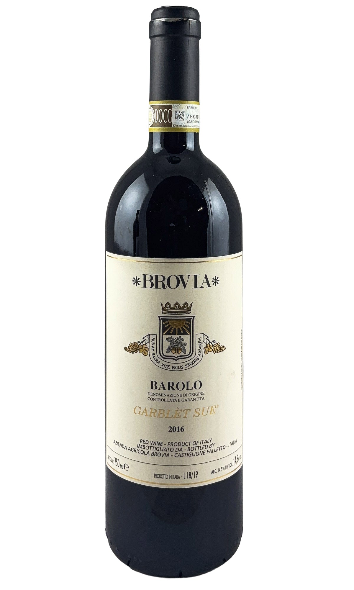 Bottle of Brovia, Barolo Garblet Sue, 2016 - Red Wine - Flatiron Wines & Spirits - New York
