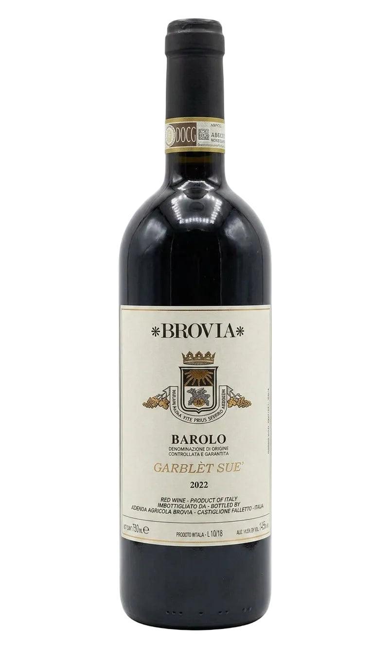 Bottle of Brovia, Barolo Garblet Sue, 2022 - Red Wine - Flatiron Wines & Spirits - New York