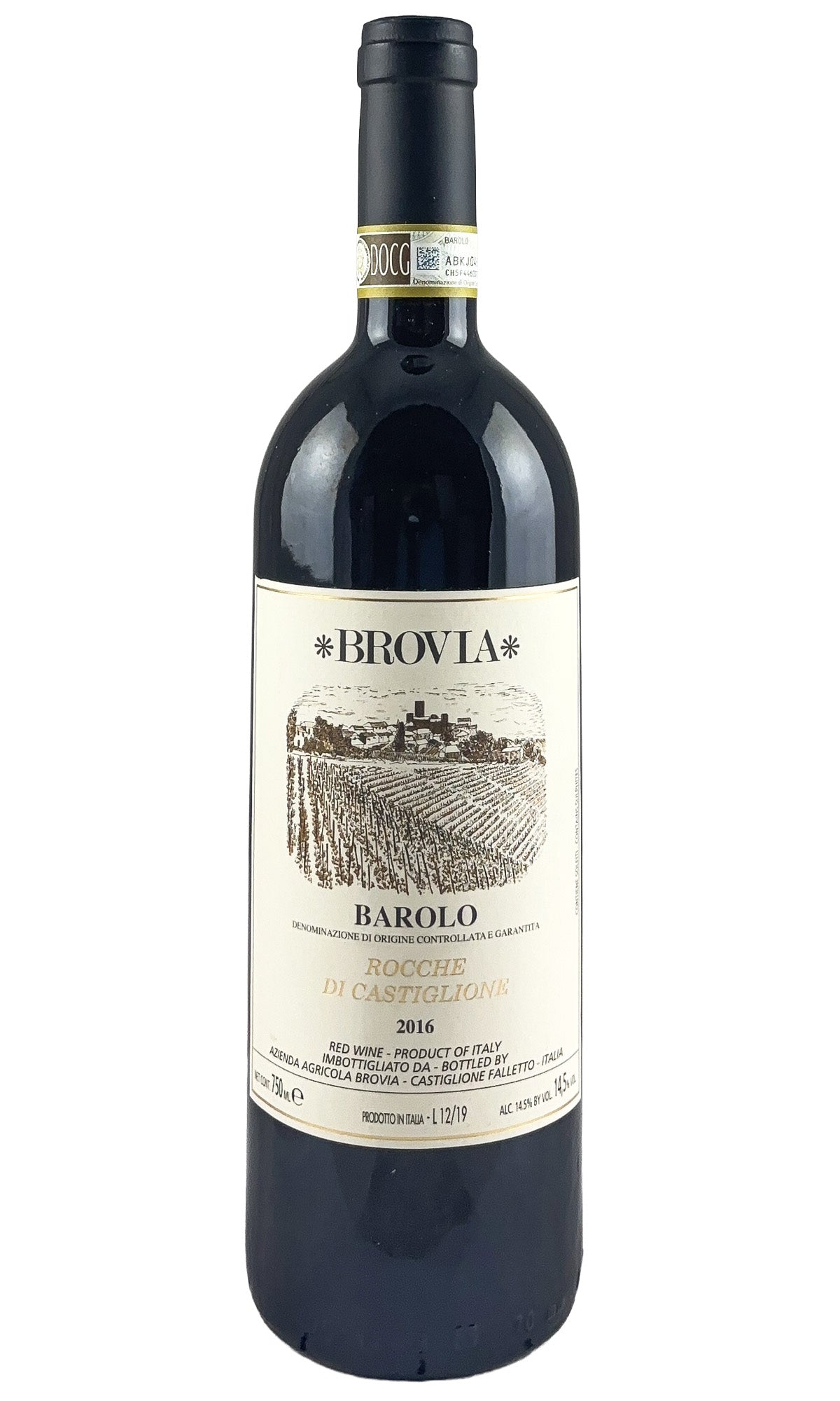 Bottle of Brovia, Barolo Rocche di Castiglione, 2016 - Red Wine - Flatiron Wines & Spirits - New York