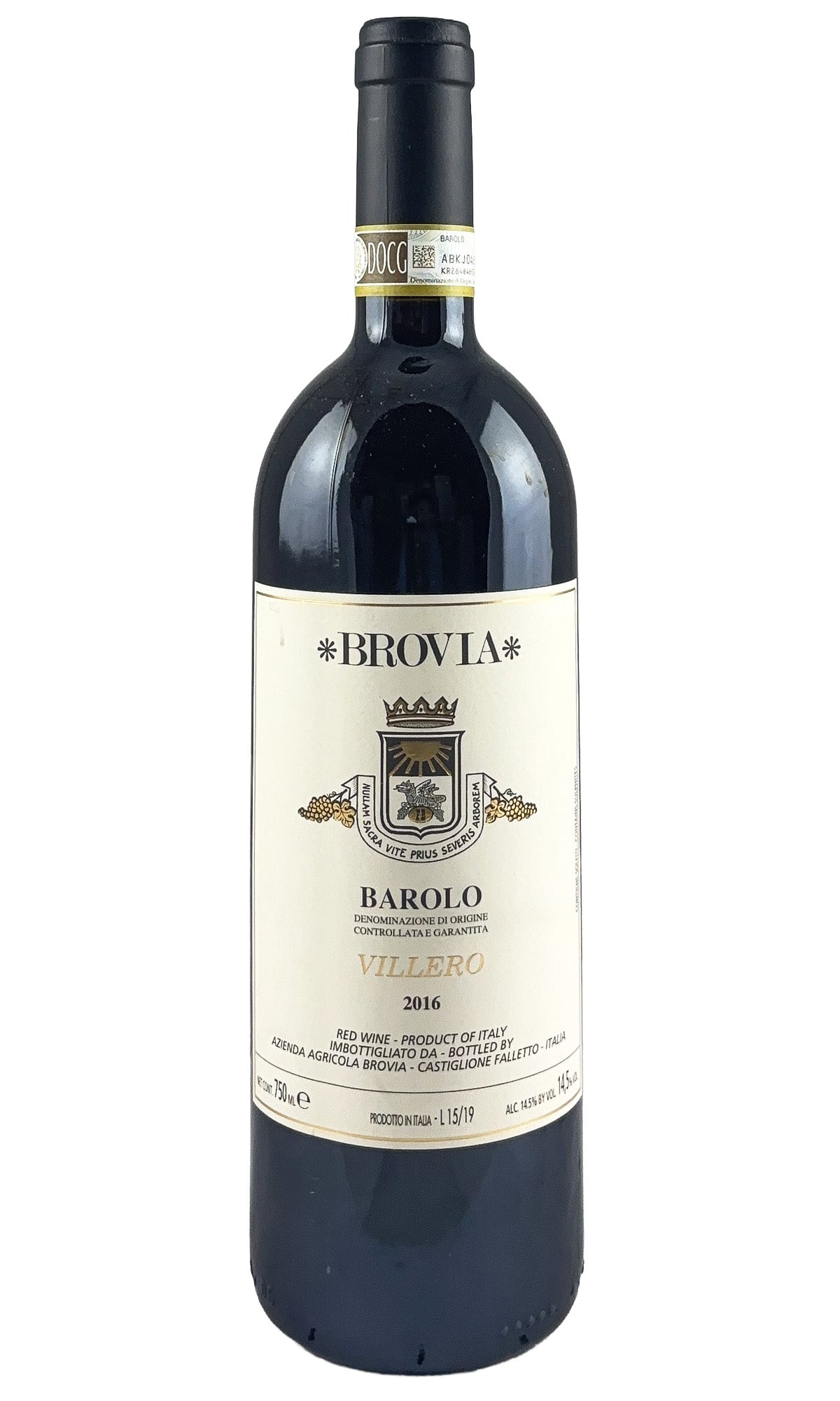 Bottle of Brovia, Barolo Villero, 2016 - Red Wine - Flatiron Wines & Spirits - New York