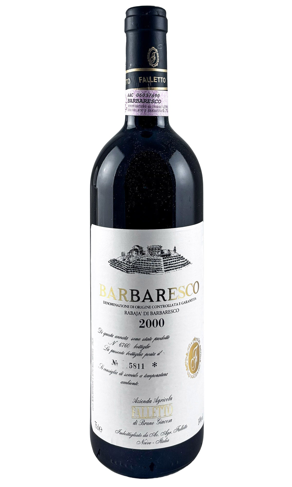 Bottle of Bruno Giacosa, Barbaresco Rabaja, 2000 - Red Wine - Flatiron Wines & Spirits - New York