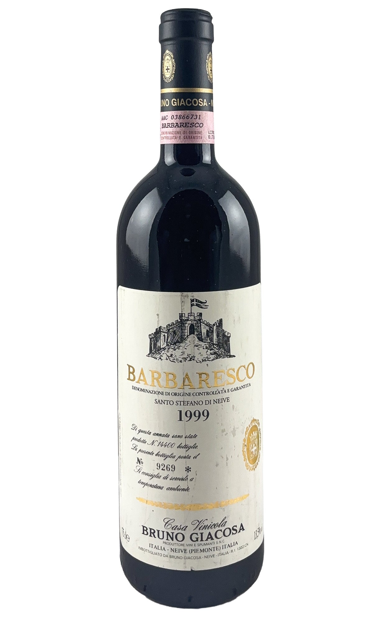 Bottle of Bruno Giacosa, Barbaresco Santo Stefano, 1999 - Red Wine - Flatiron Wines & Spirits - New York