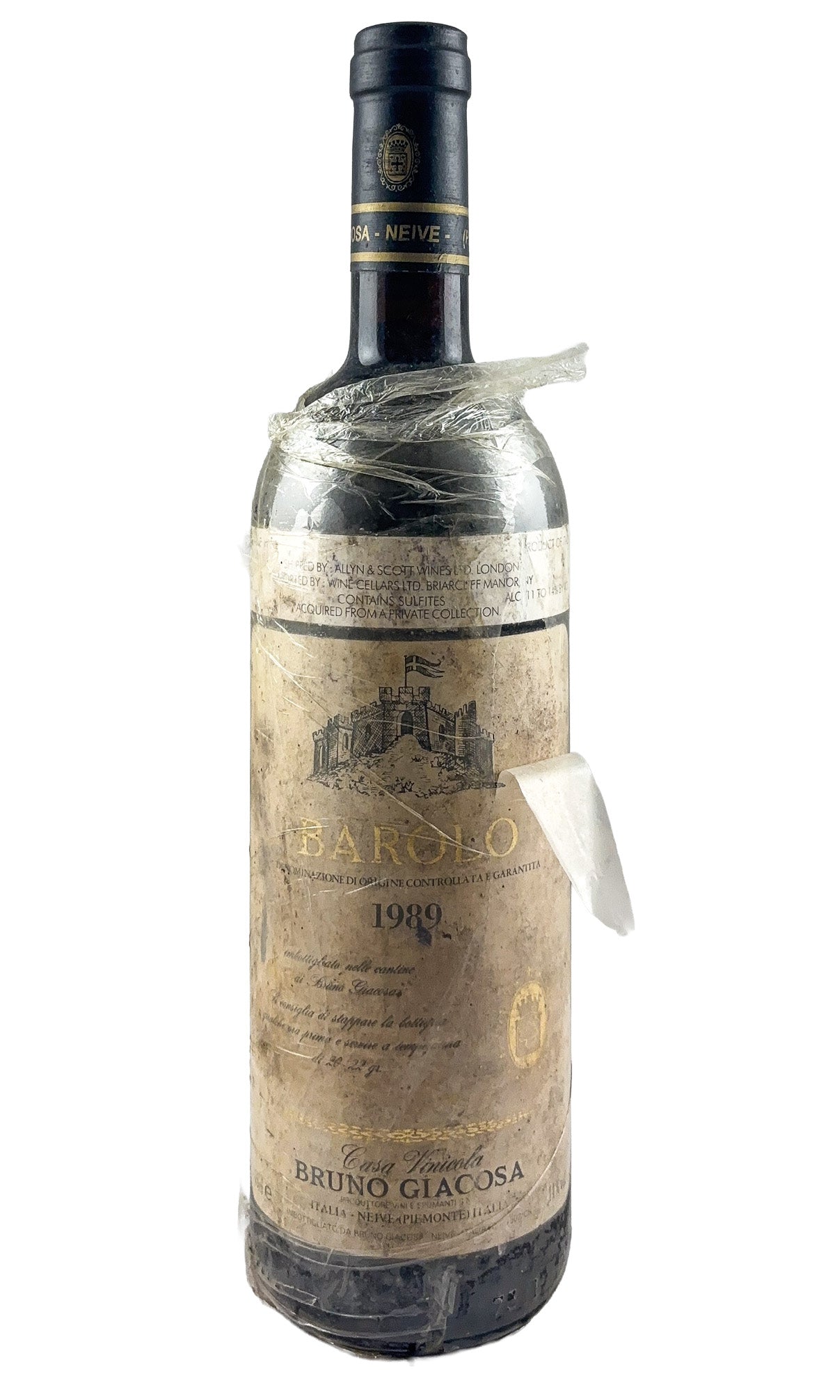 Bottle of Bruno Giacosa, Barolo, 1989 - Red Wine - Flatiron Wines & Spirits - New York