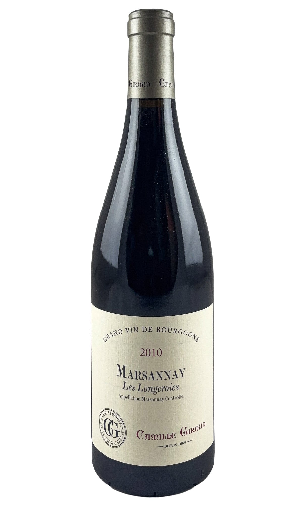 Bottle of Camille Giroud, Marsannay Les Longeroies, 2010 - Red Wine - Flatiron Wines & Spirits - New York