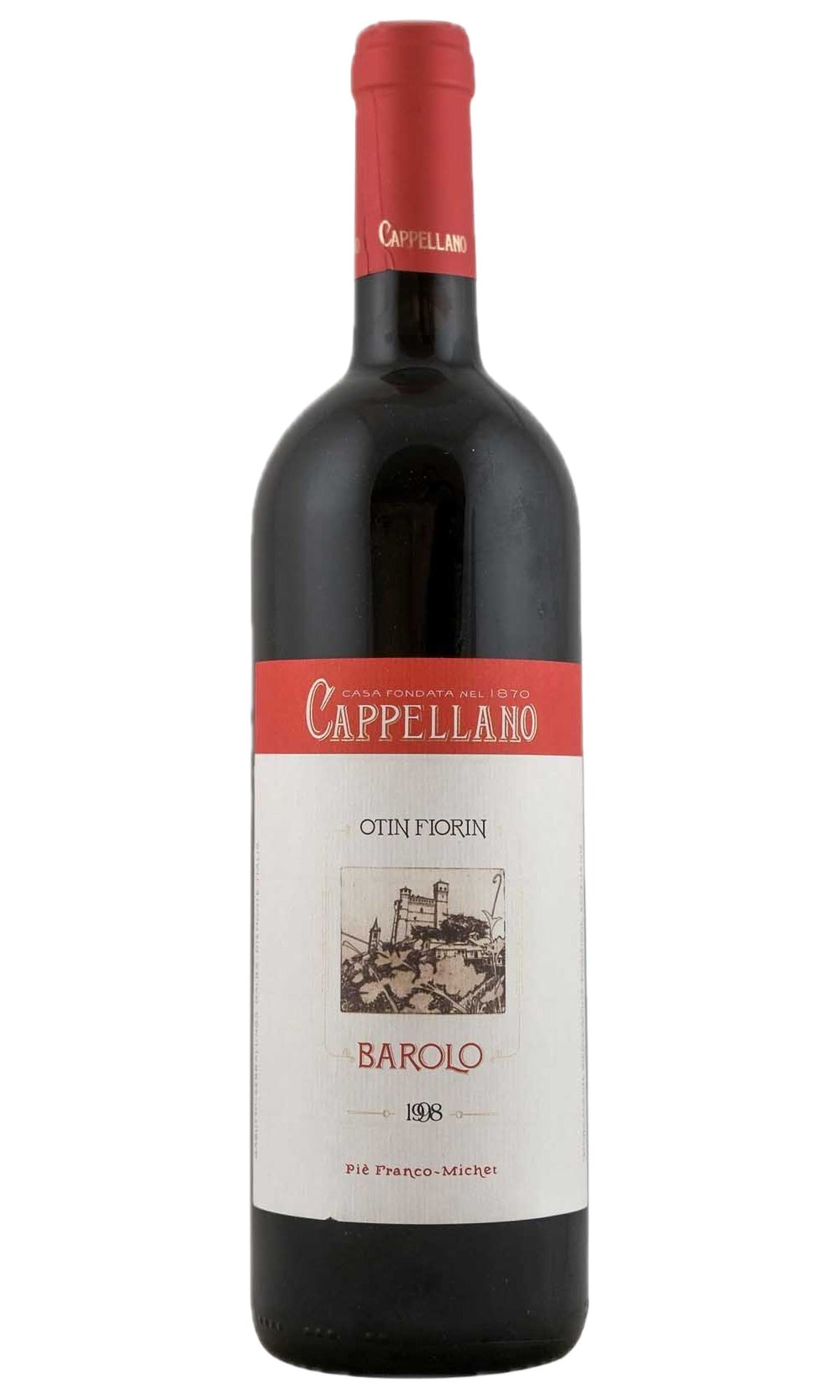 Bottle of Cappellano, Barolo Otin Fiorin - Pie Franco, 1998 - Red Wine - Flatiron Wines & Spirits - New York