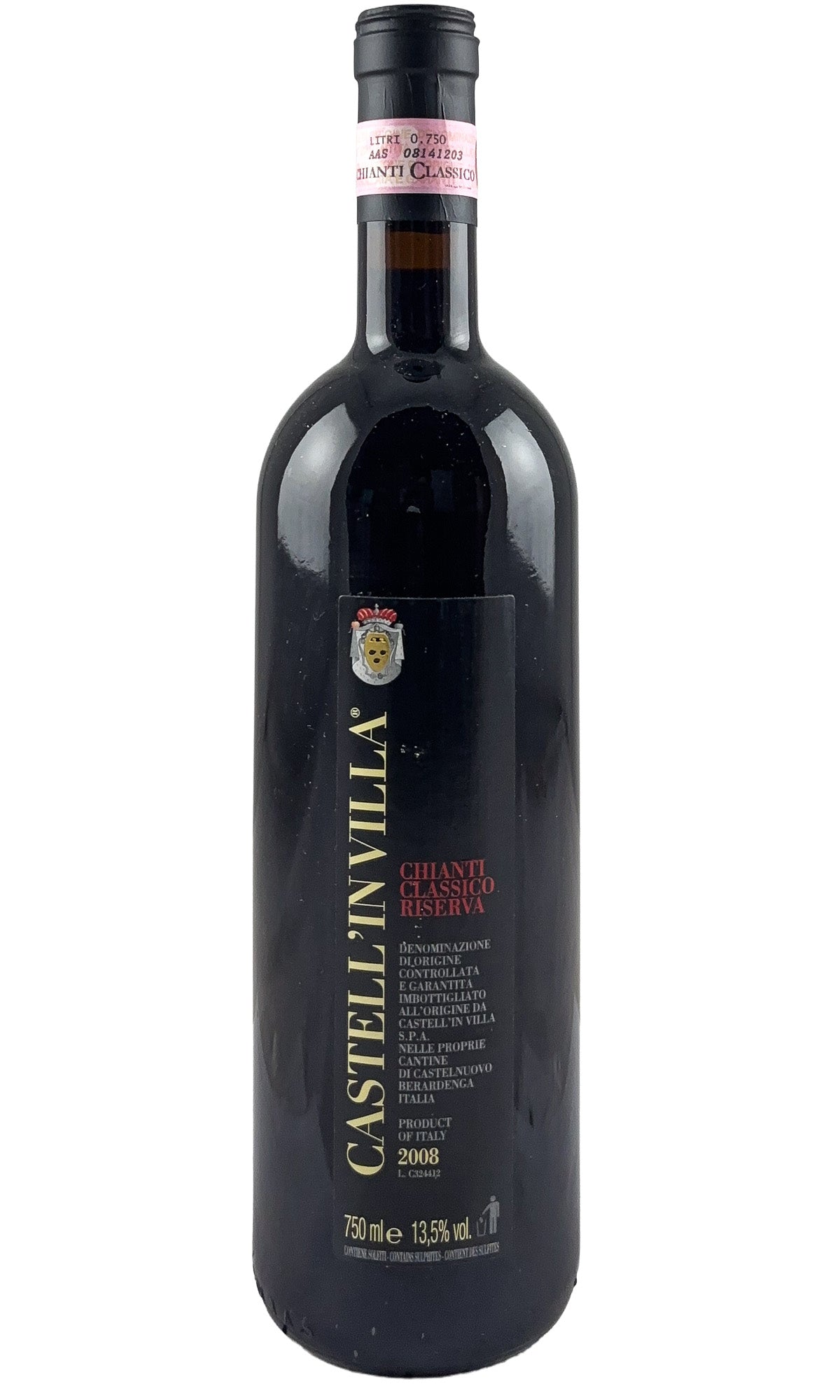 Bottle of Castell'in Villa, Chianti Classico Riserva, 2008 - Red Wine - Flatiron Wines & Spirits - New York