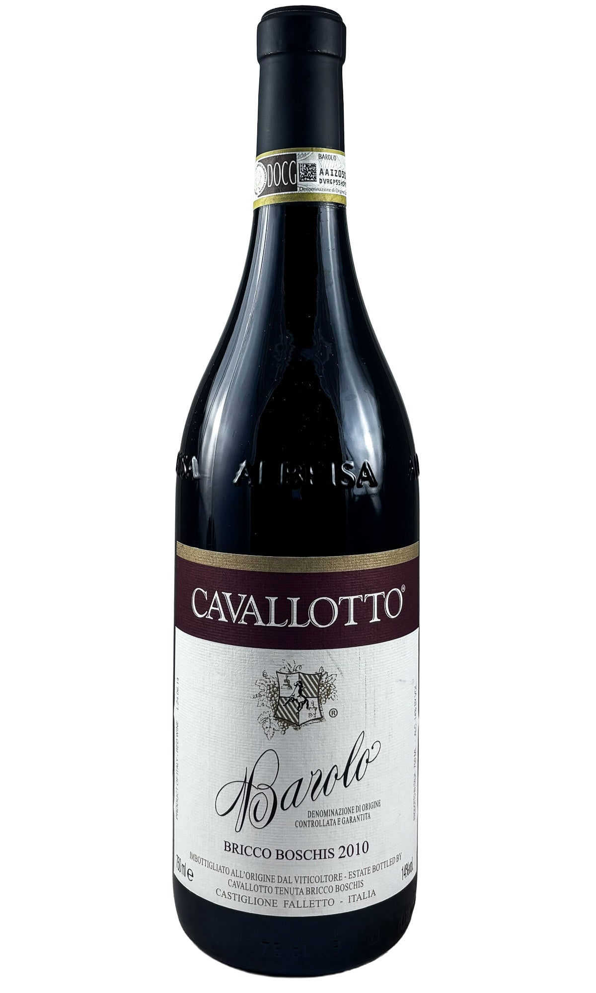 Bottle of Cavallotto, Barolo Bricco Boschis, 2010 - Red Wine - Flatiron Wines & Spirits - New York