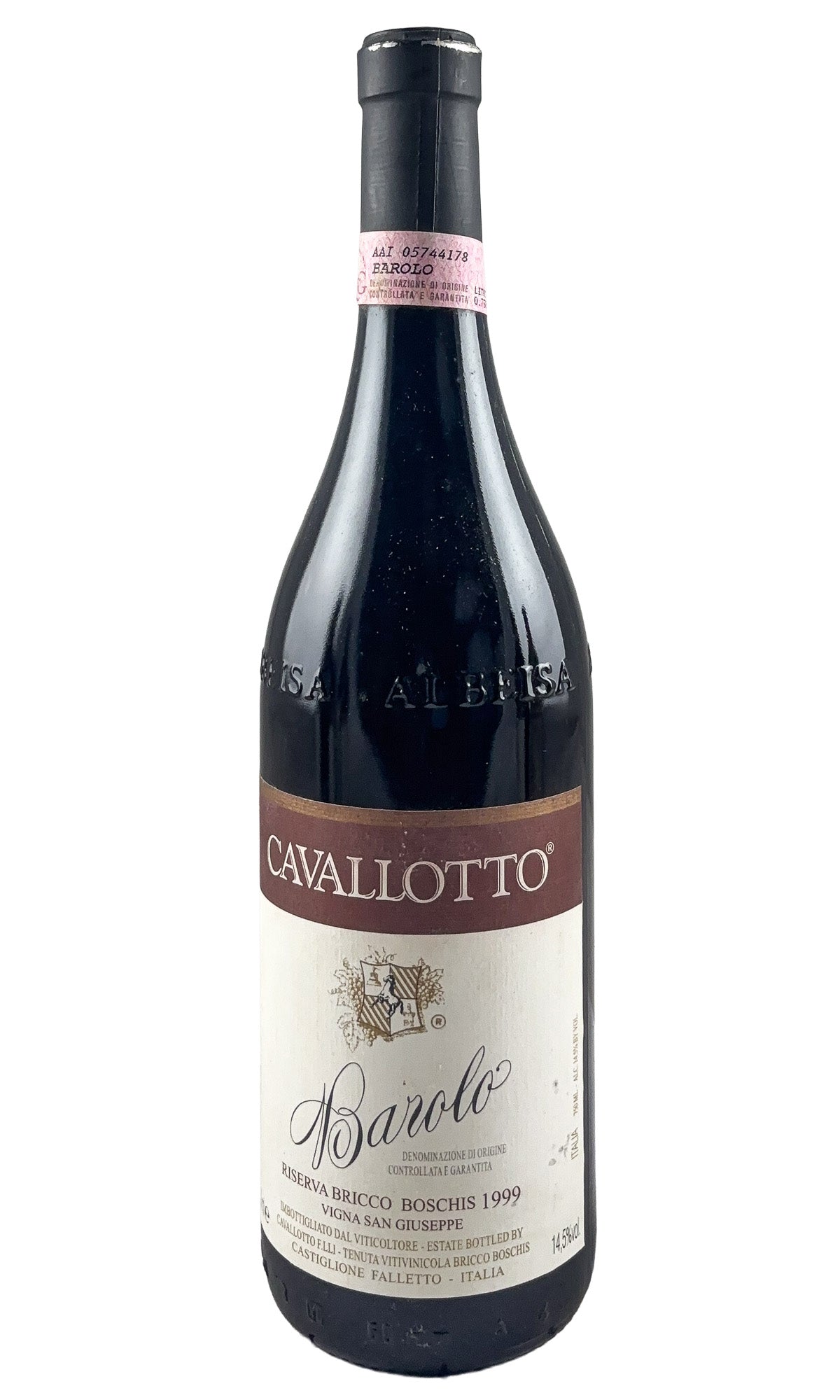 Bottle of Cavallotto, Barolo Riserva Bricco Boschis Vigna San Giuseppe, 1999 - Red Wine - Flatiron Wines & Spirits - New York