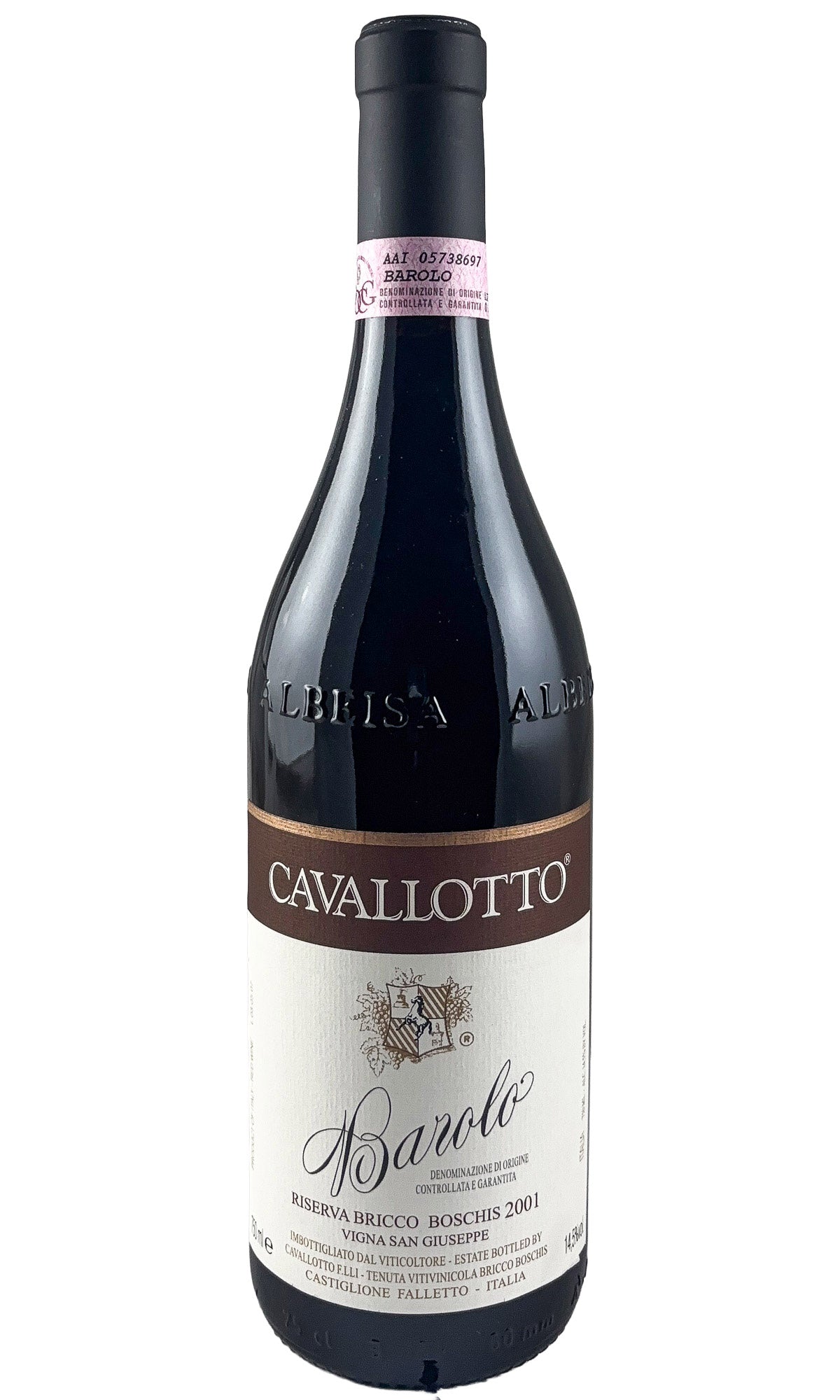 Bottle of Cavallotto, Barolo Riserva Vignolo Vigna San Giuseppe, 2001 - Red Wine - Flatiron Wines & Spirits - New York