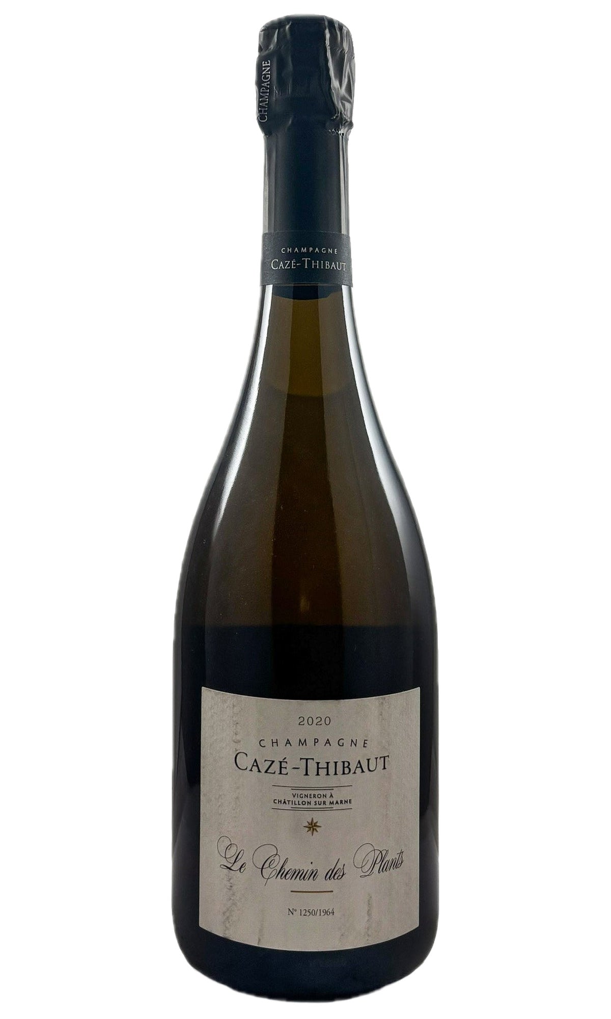 Bottle of Caze-Thibaut, Champagne Blanc de Blancs Le Chemin des Plants Extra Brut, 2020 - Sparkling Wine - Flatiron Wines & Spirits - New York