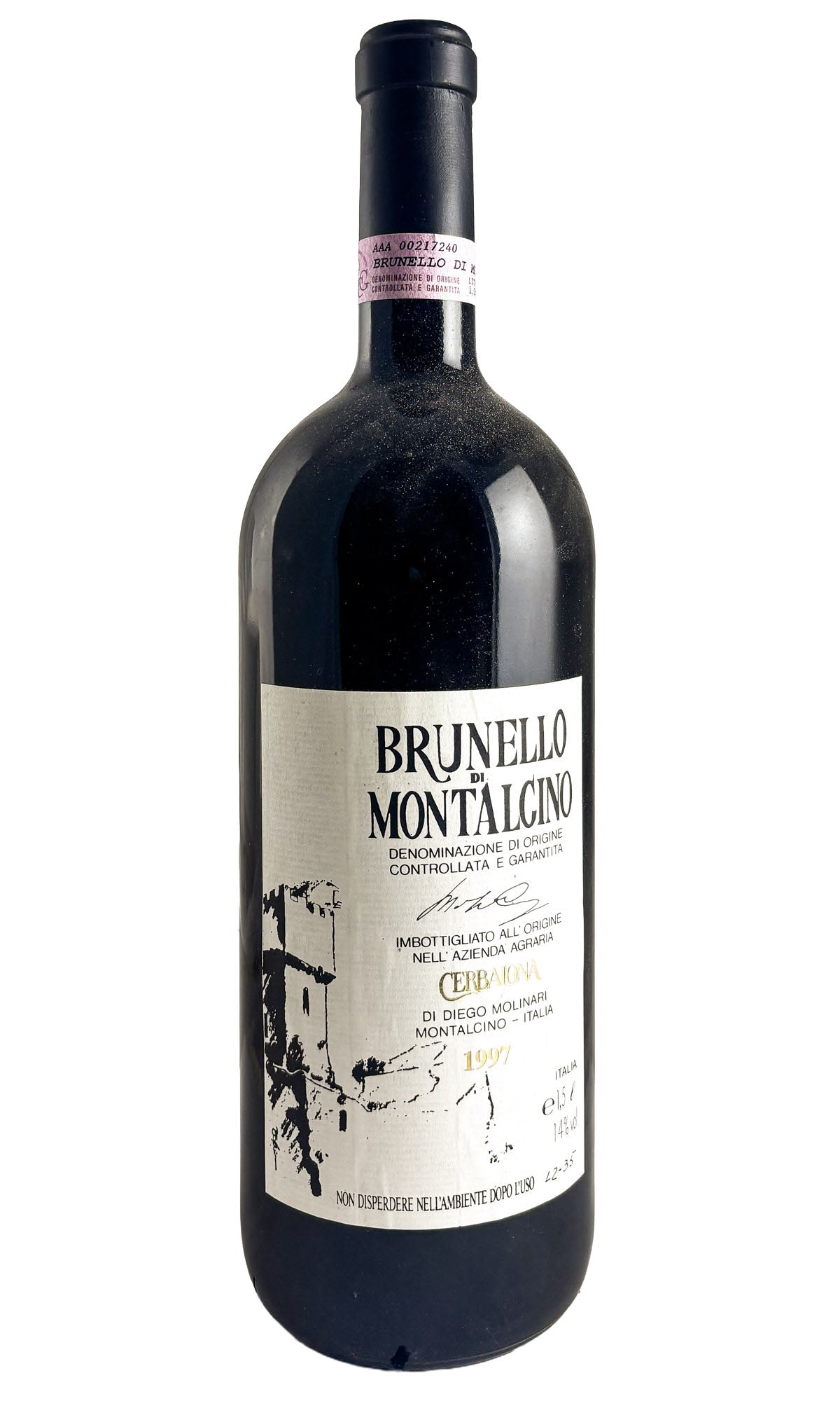 Bottle of Cerbaiona, Brunello di Montalcino, 1997 (1.5L) - Red Wine - Flatiron Wines & Spirits - New York