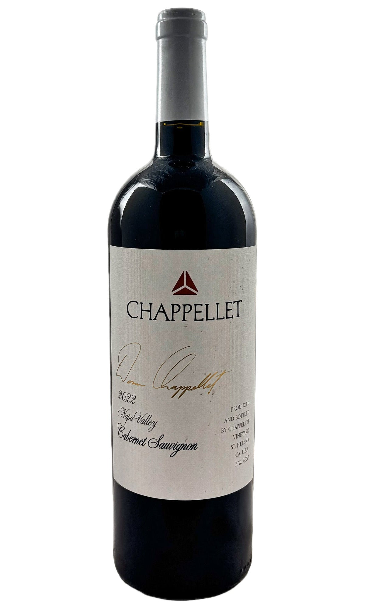 Bottle of Chappellet, Napa Valley Cabernet Sauvignon Signature, 2022 - Red Wine - Flatiron Wines & Spirits - New York