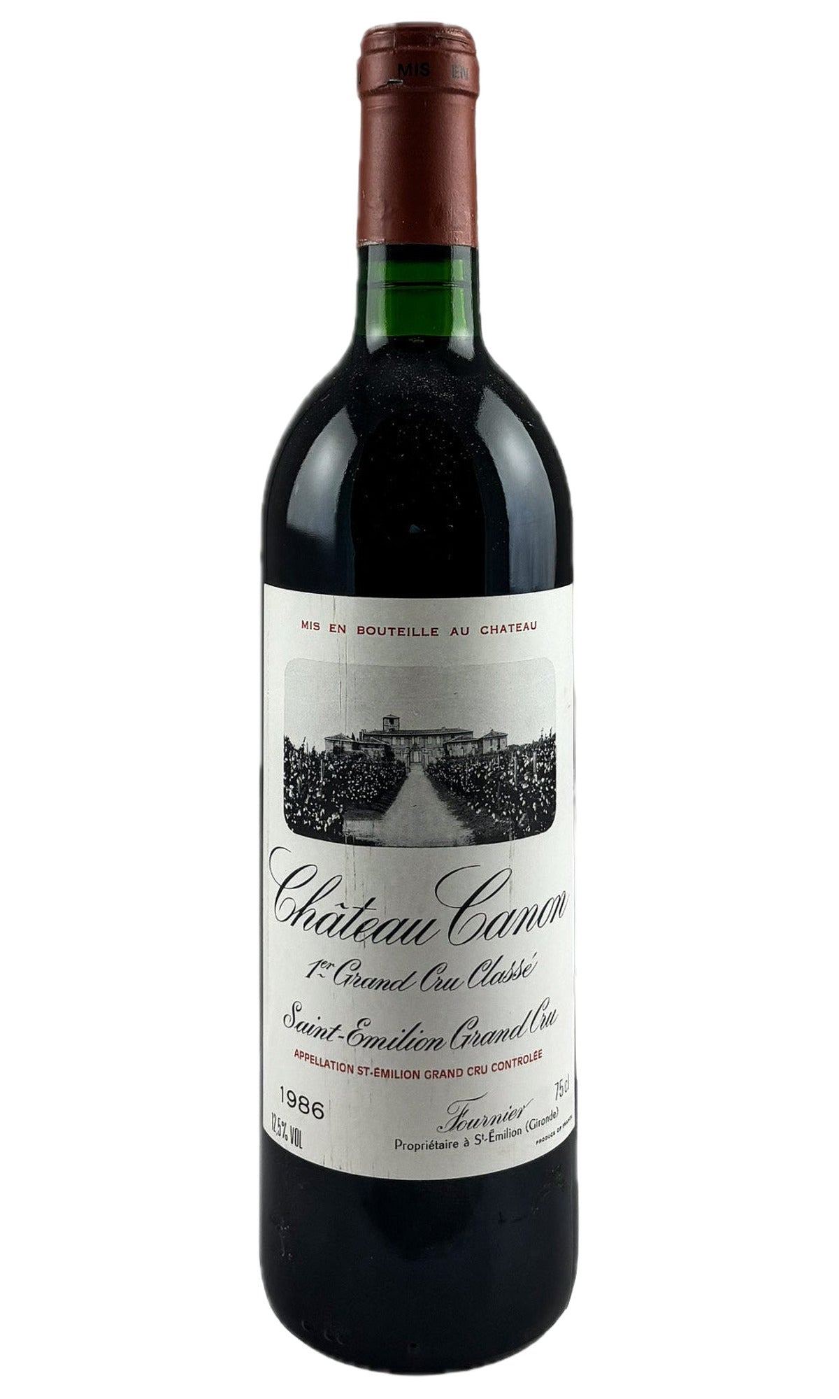 Bottle of Chateau Canon, Saint-Emilion Grand Cru, 1986 - Red Wine - Flatiron Wines & Spirits - New York