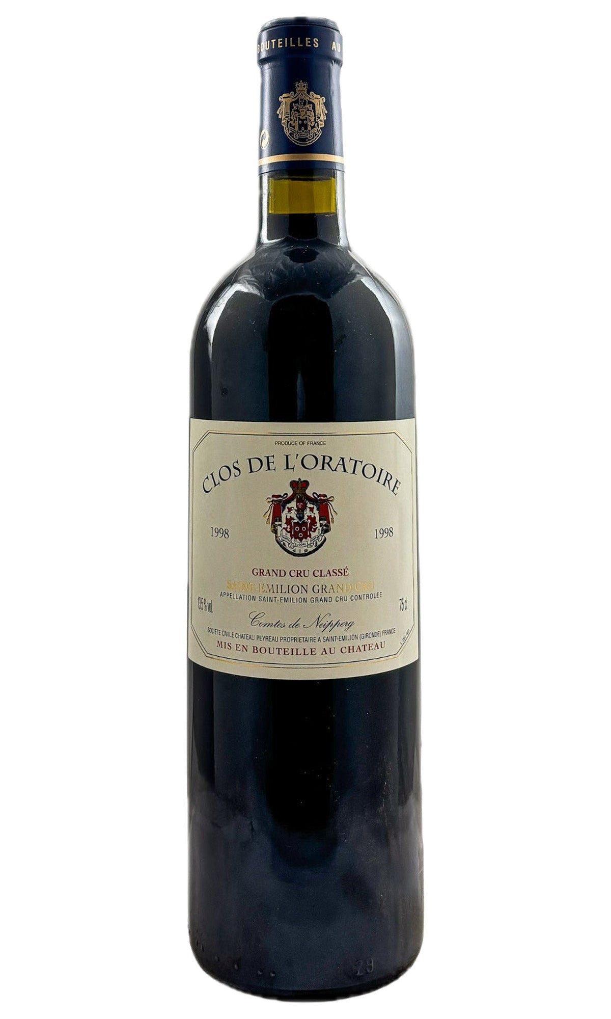 Bottle of Chateau Clos de L'Oratoire, Saint Emilion, 1998 - Red Wine - Flatiron Wines & Spirits - New York