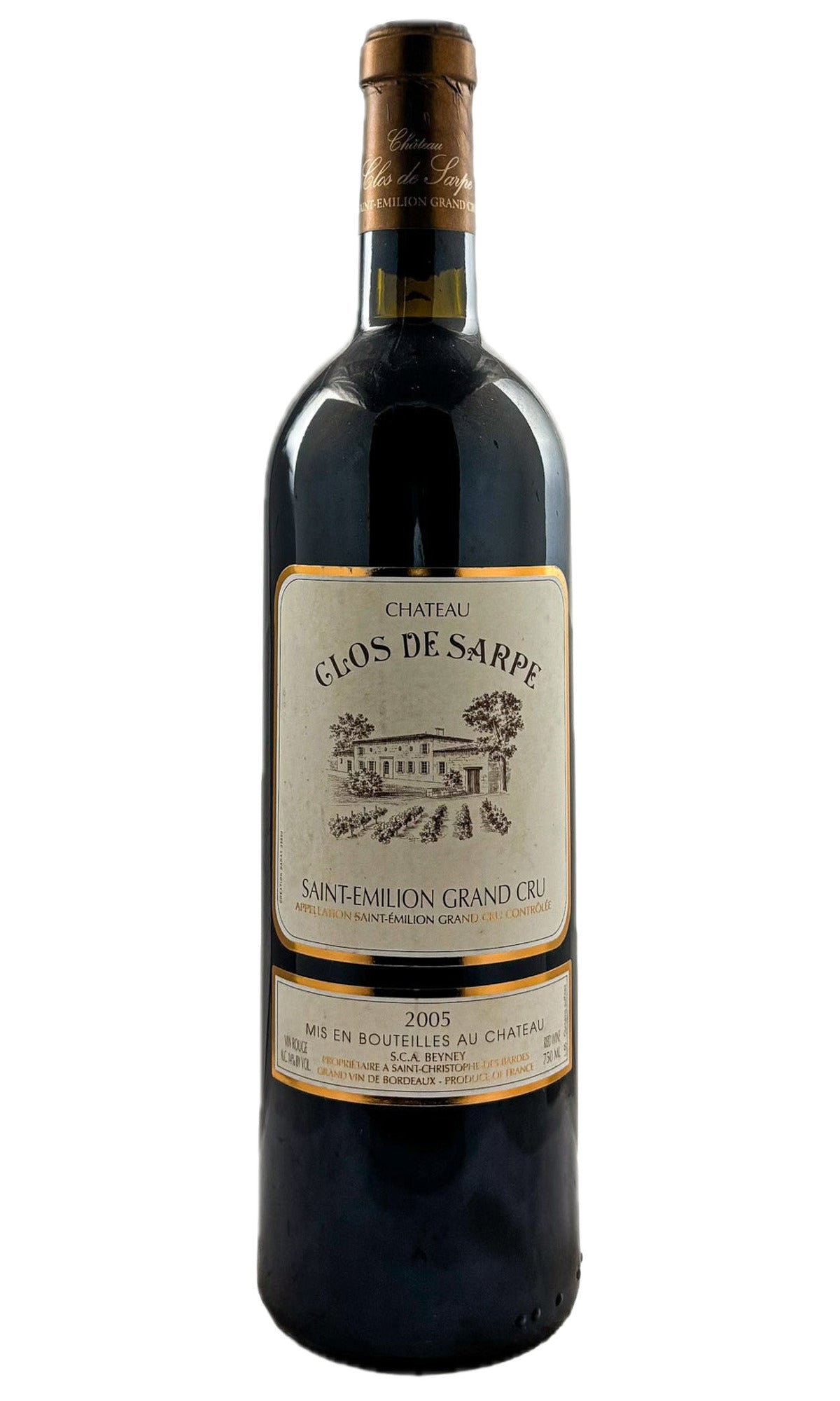 Bottle of Chateau Clos de Sarpe, Saint Emilion, 2005 - Red Wine - Flatiron Wines & Spirits - New York