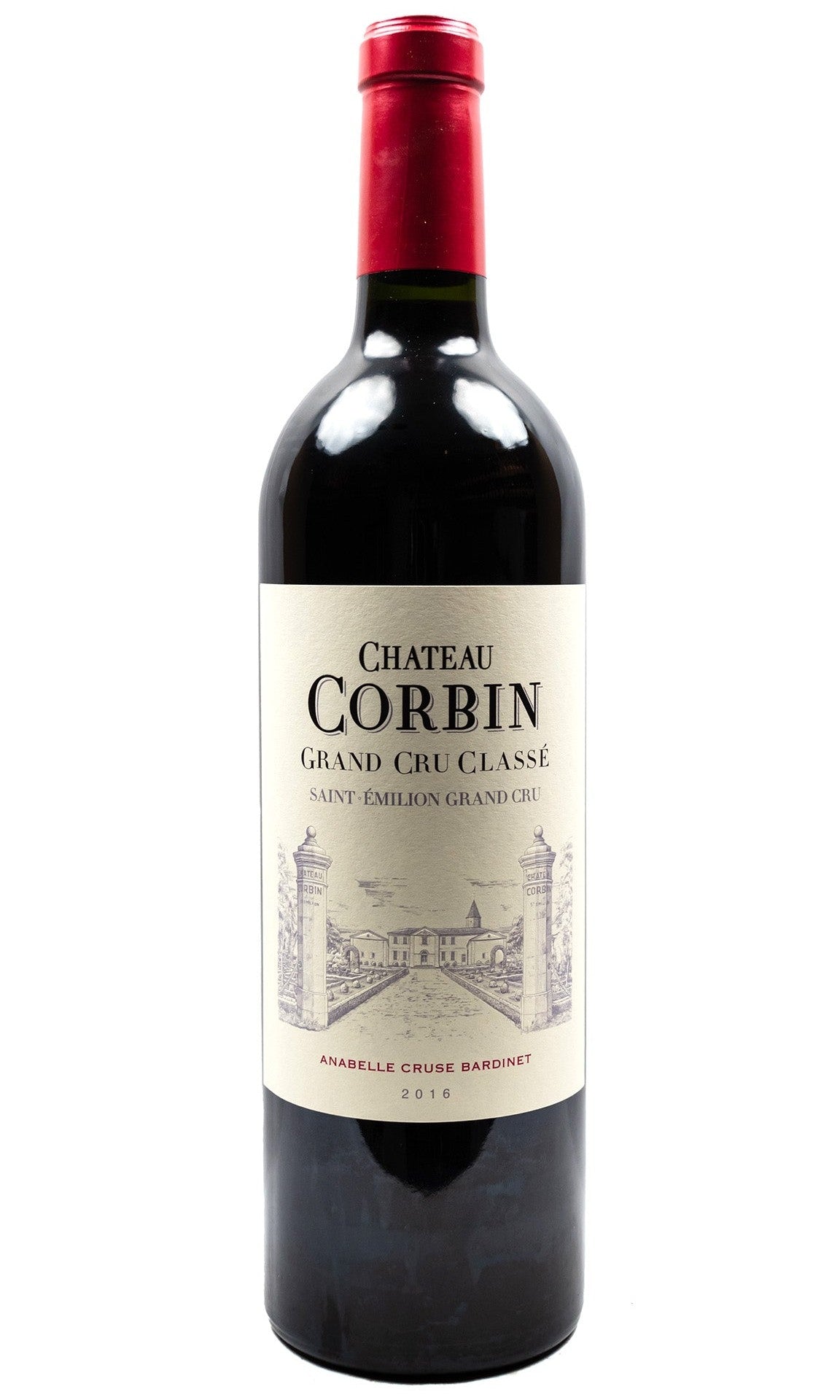 Bottle of Chateau Corbin, Saint-Emilion, 2016 - Red Wine - Flatiron Wines & Spirits - New York