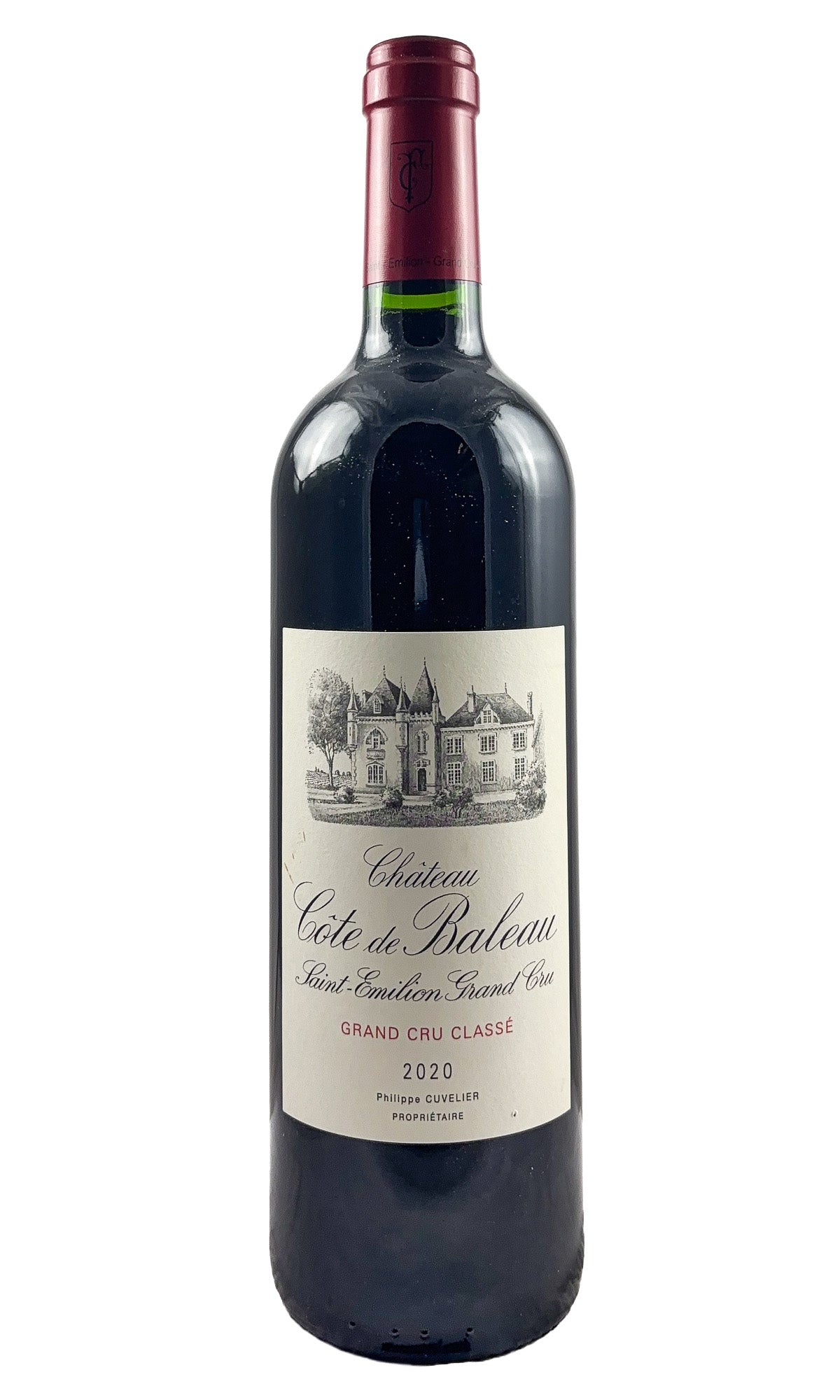 Bottle of Chateau Cote de Baleau, Saint Emilion, 2020 - Red Wine - Flatiron Wines & Spirits - New York