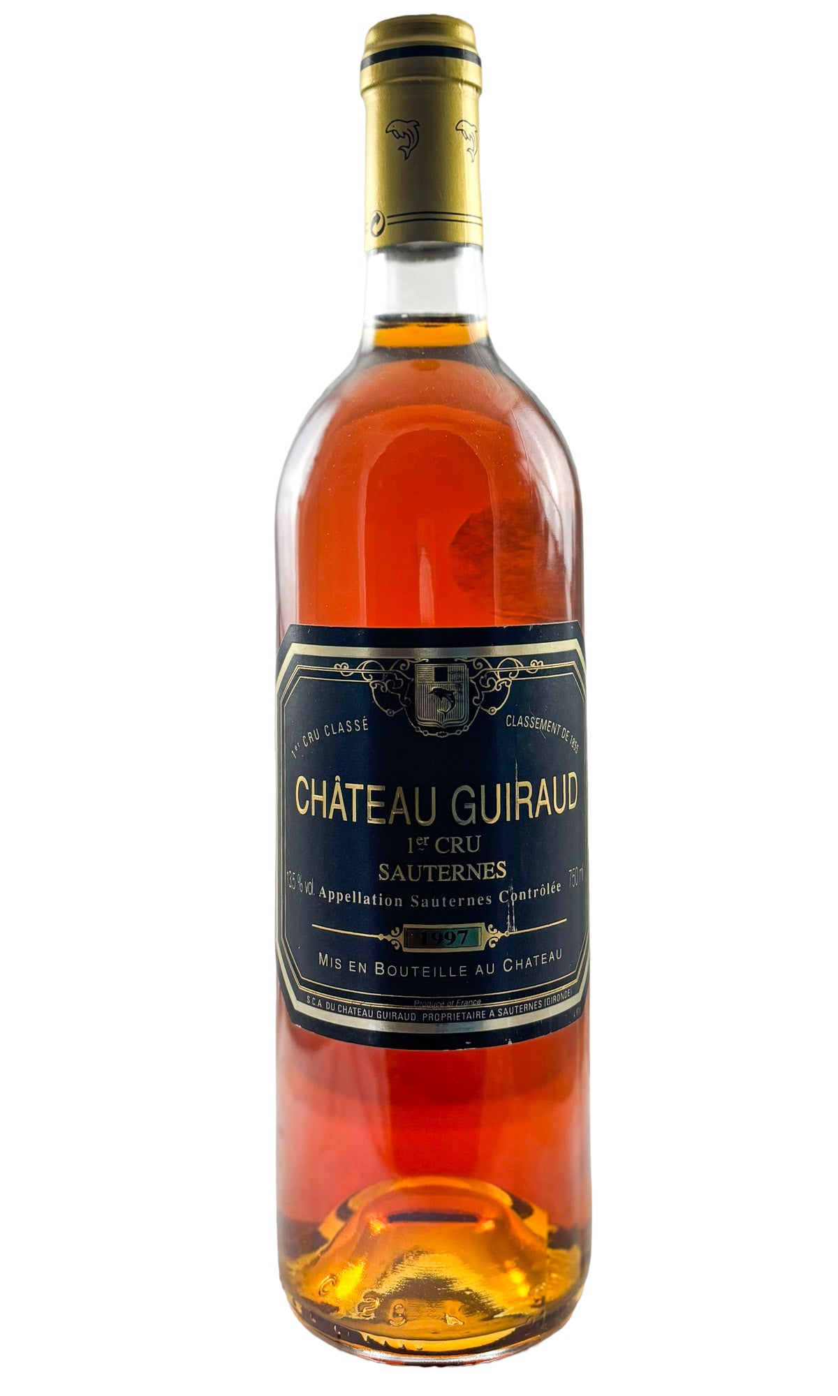 Bottle of Chateau Guiraud, Sauternes, 1997 - Dessert Wine - Flatiron Wines & Spirits - New York