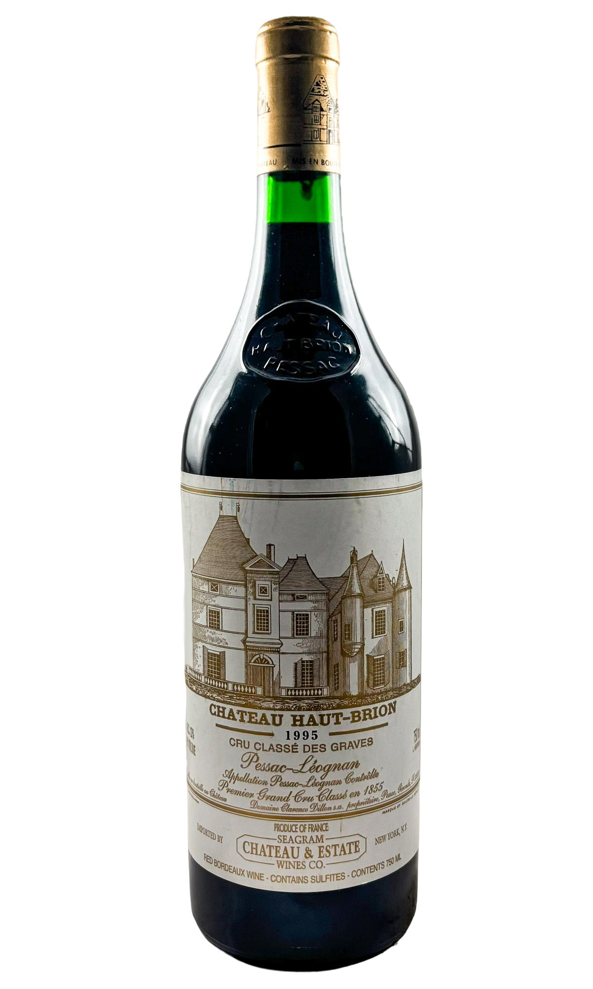 Bottle of Chateau Haut-Brion, Pessac-Leognan 1er Cru Classe, 1995 - Red Wine - Flatiron Wines & Spirits - New York