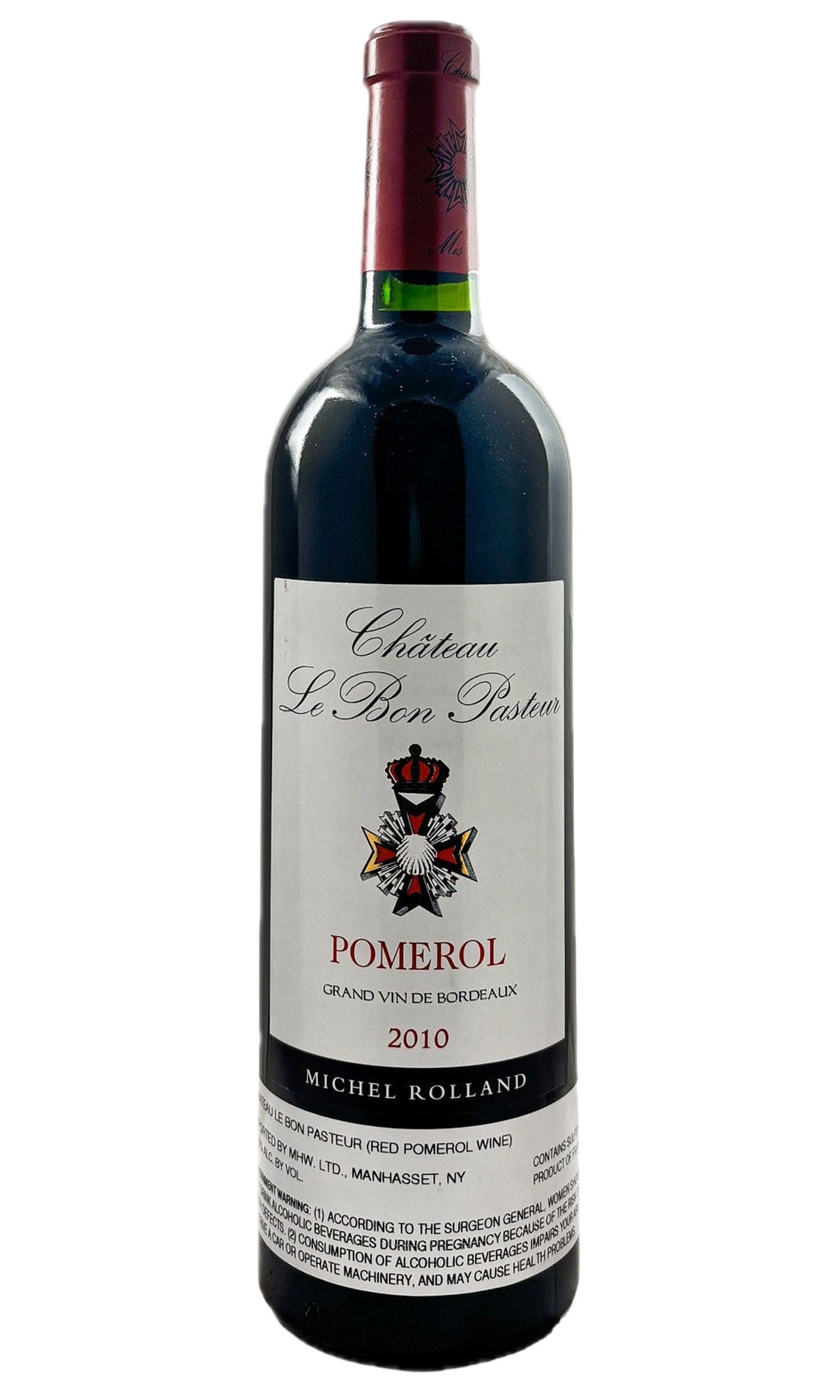 Bottle of Chateau Le Bon Pasteur, Pomerol, 2010 - Red Wine - Flatiron Wines & Spirits - New York