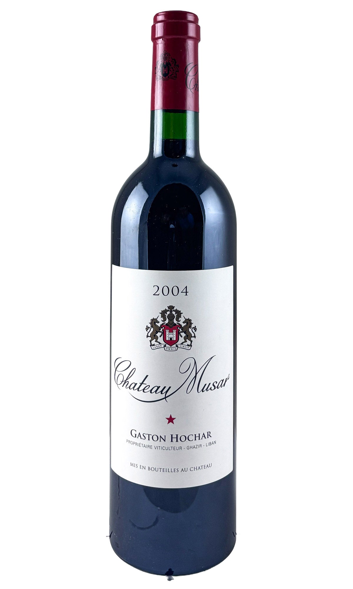 Bottle of Chateau Musar, Bekaa Valley, 2004 - Red Wine - Flatiron Wines & Spirits - New York