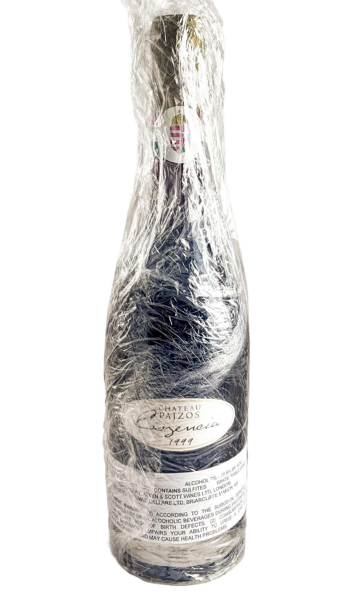 Bottle of Chateau Pajzos, Tokaji Essencia, 1999 (375ml) - Dessert Wine - Flatiron Wines & Spirits - New York