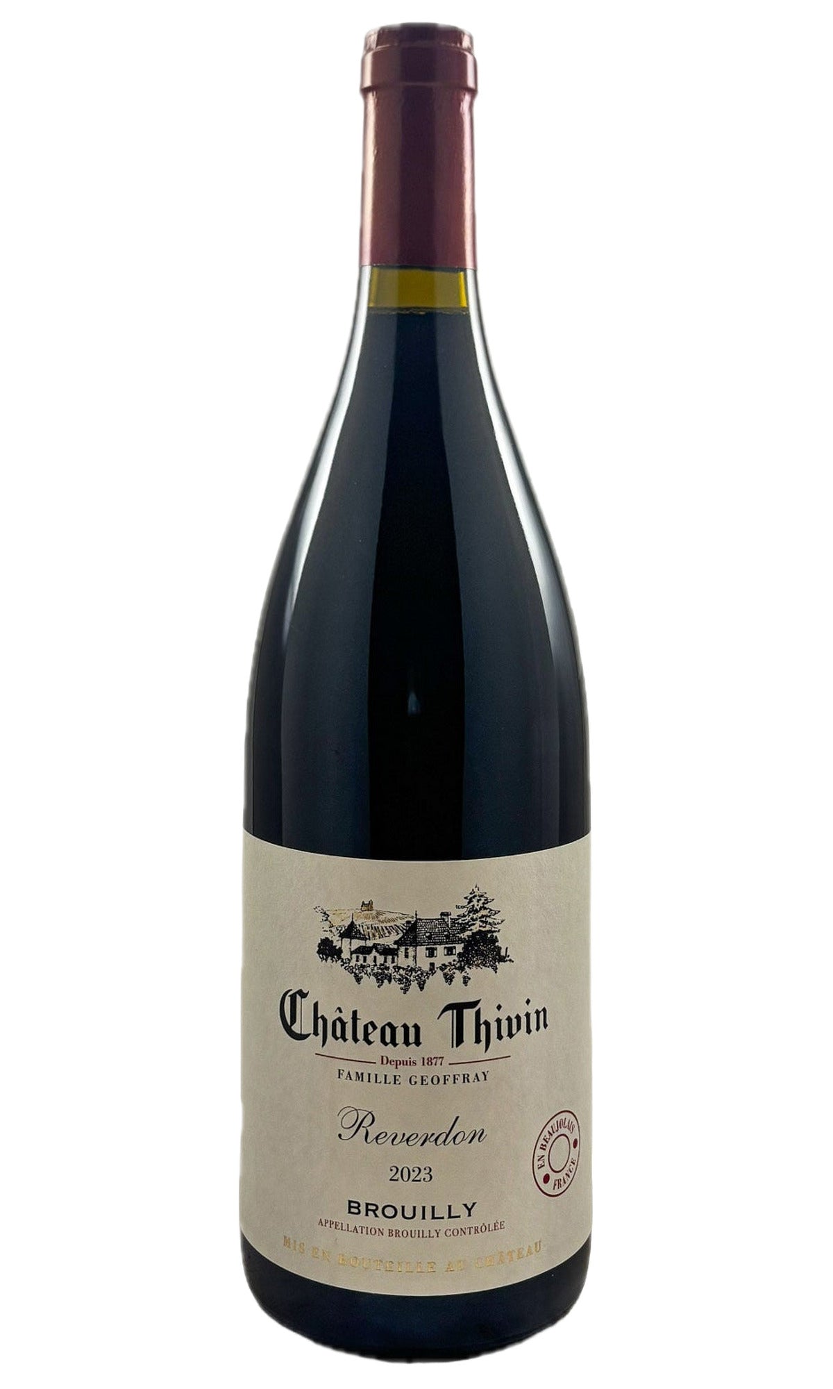 Bottle of Chateau Thivin, Brouilly "Reverdon", 2023 - Red Wine - Flatiron Wines & Spirits - New York