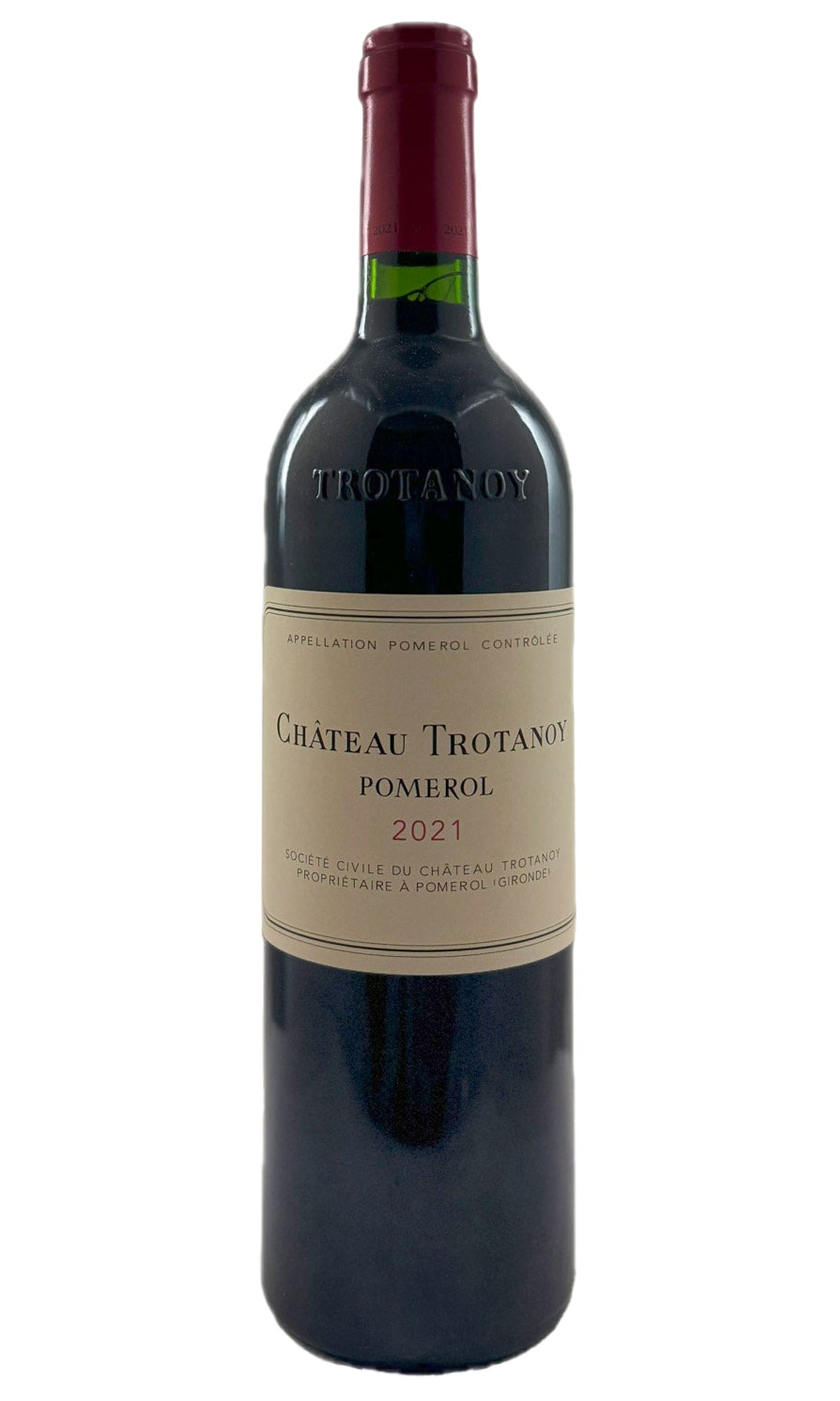 Bottle of Chateau Trotanoy, Pomerol, 2021 - Red Wine - Flatiron Wines & Spirits - New York