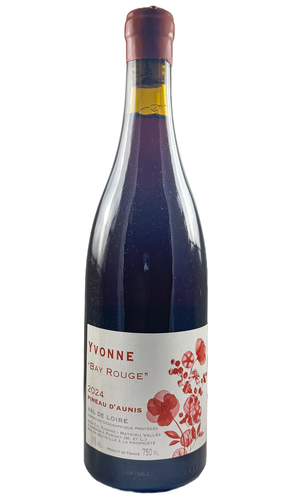 Bottle of Chateau Yvonne, Pineau d'Aunis 'Bay Rouge' IGP Val de Loire, 2024 - Red Wine - Flatiron Wines & Spirits - New York