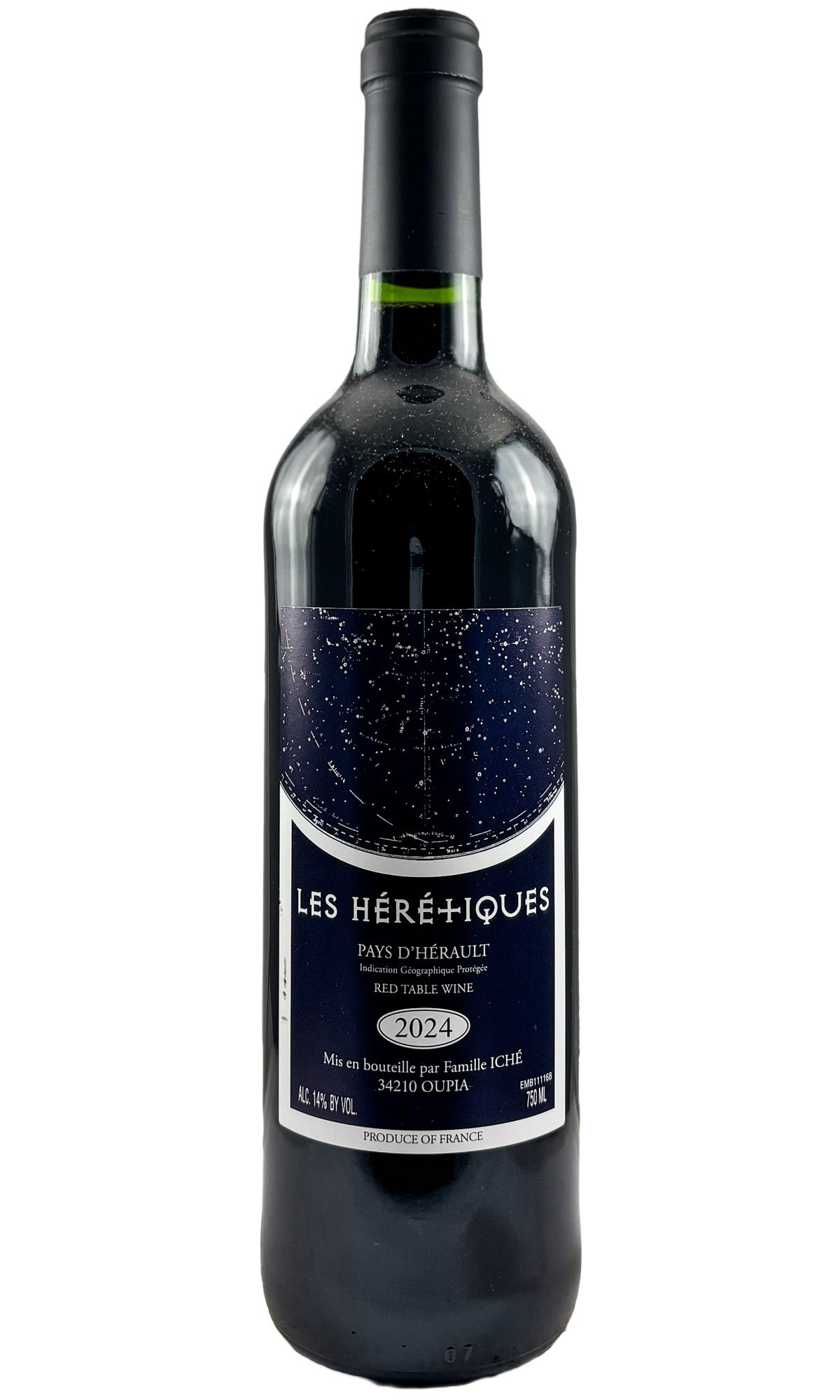 Bottle of Chateau d'Oupia, Pays d'Herault Les Heretiques, 2024 - Red Wine - Flatiron Wines & Spirits - New York